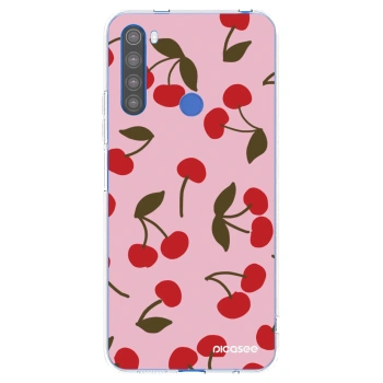 Picasee átlátszó szilikon tok az alábbi mobiltelefonokra Xiaomi Redmi Note 8T - Cherry