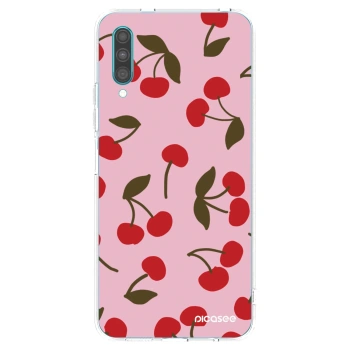 Picasee átlátszó szilikon tok az alábbi mobiltelefonokra Samsung Galaxy A30s A307F - Cherry