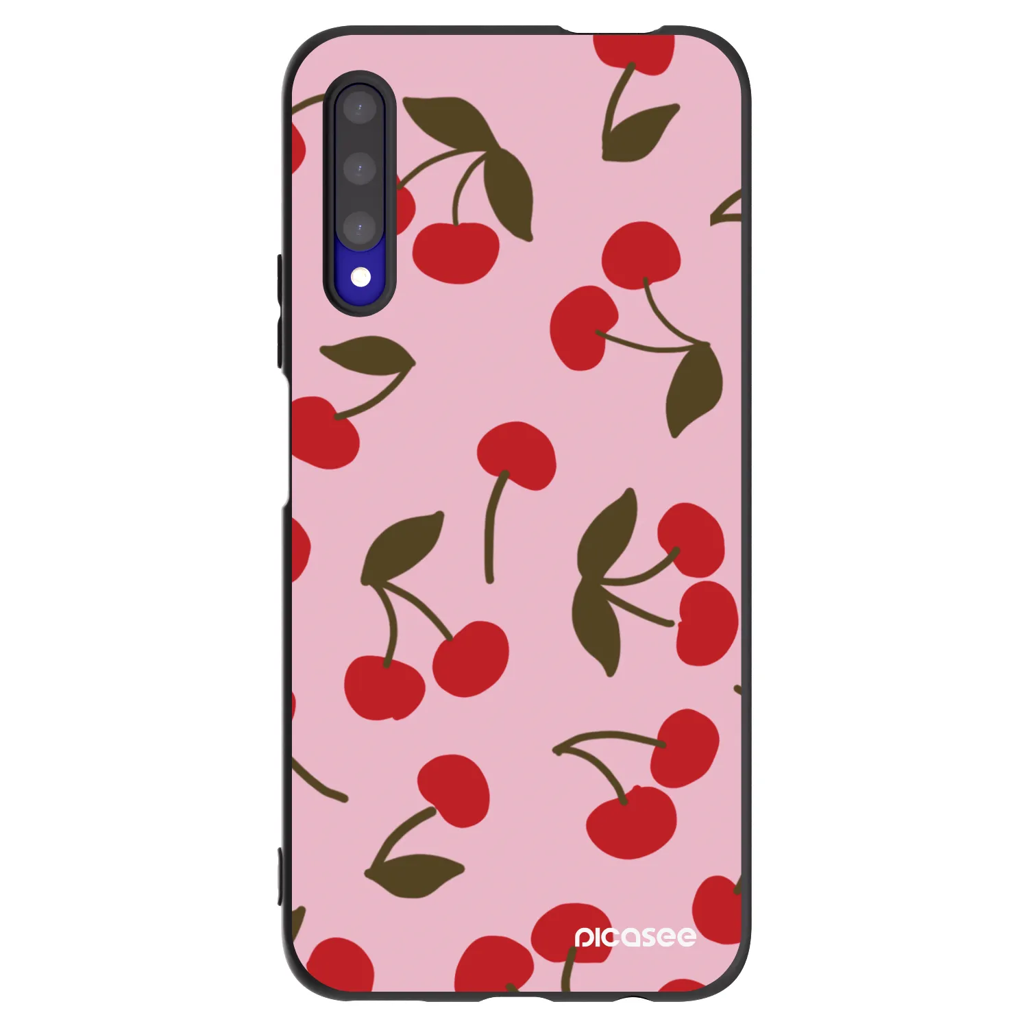 Picasee fekete szilikon tok az alábbi mobiltelefonokra Honor 9X Pro - Cherry