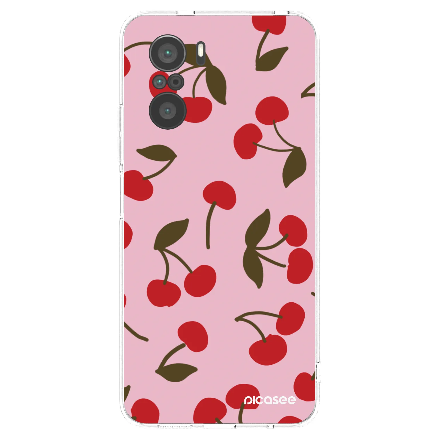 Picasee átlátszó szilikon tok az alábbi mobiltelefonokra Xiaomi Poco F3 - Cherry