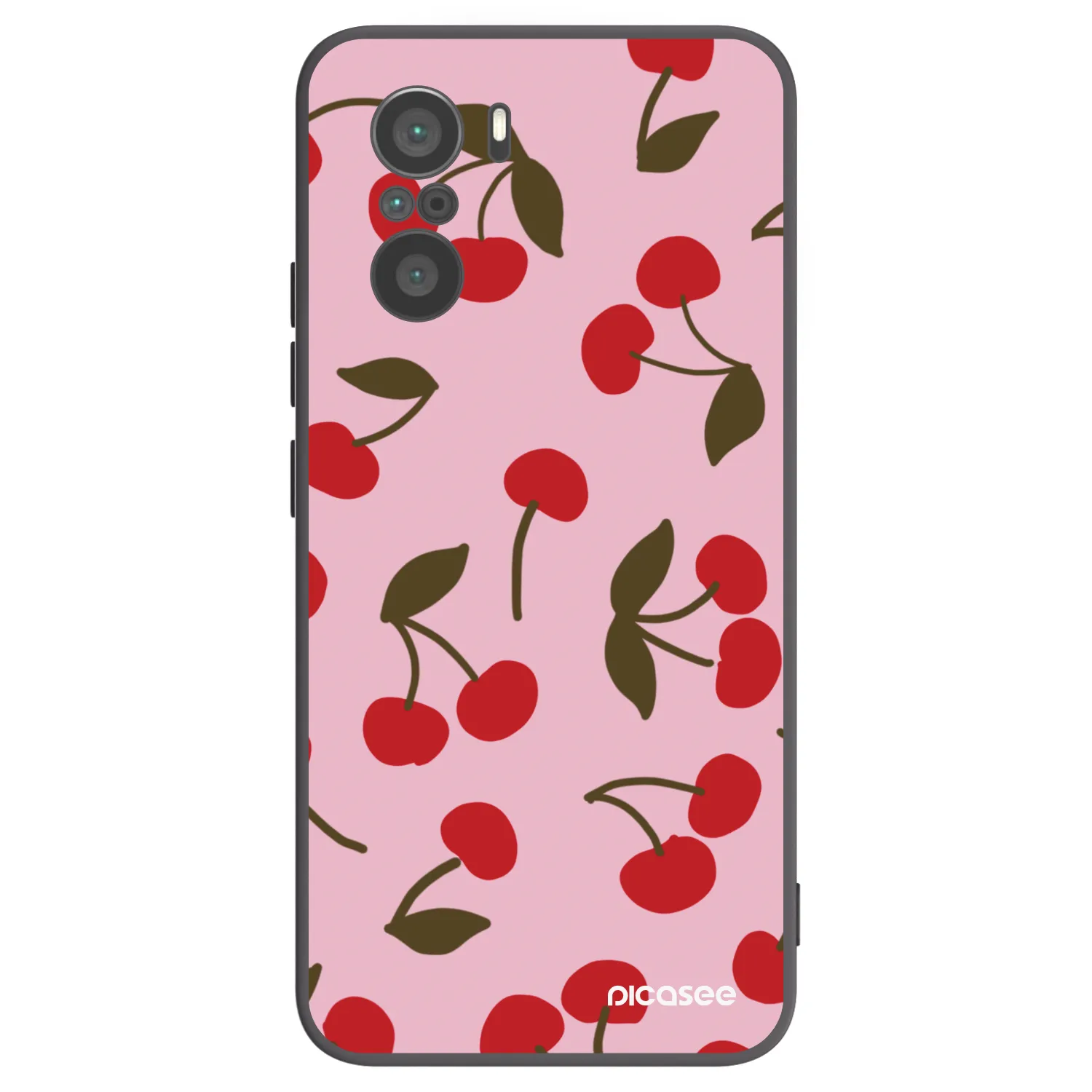 Picasee fekete szilikon tok az alábbi mobiltelefonokra Xiaomi Poco F3 - Cherry