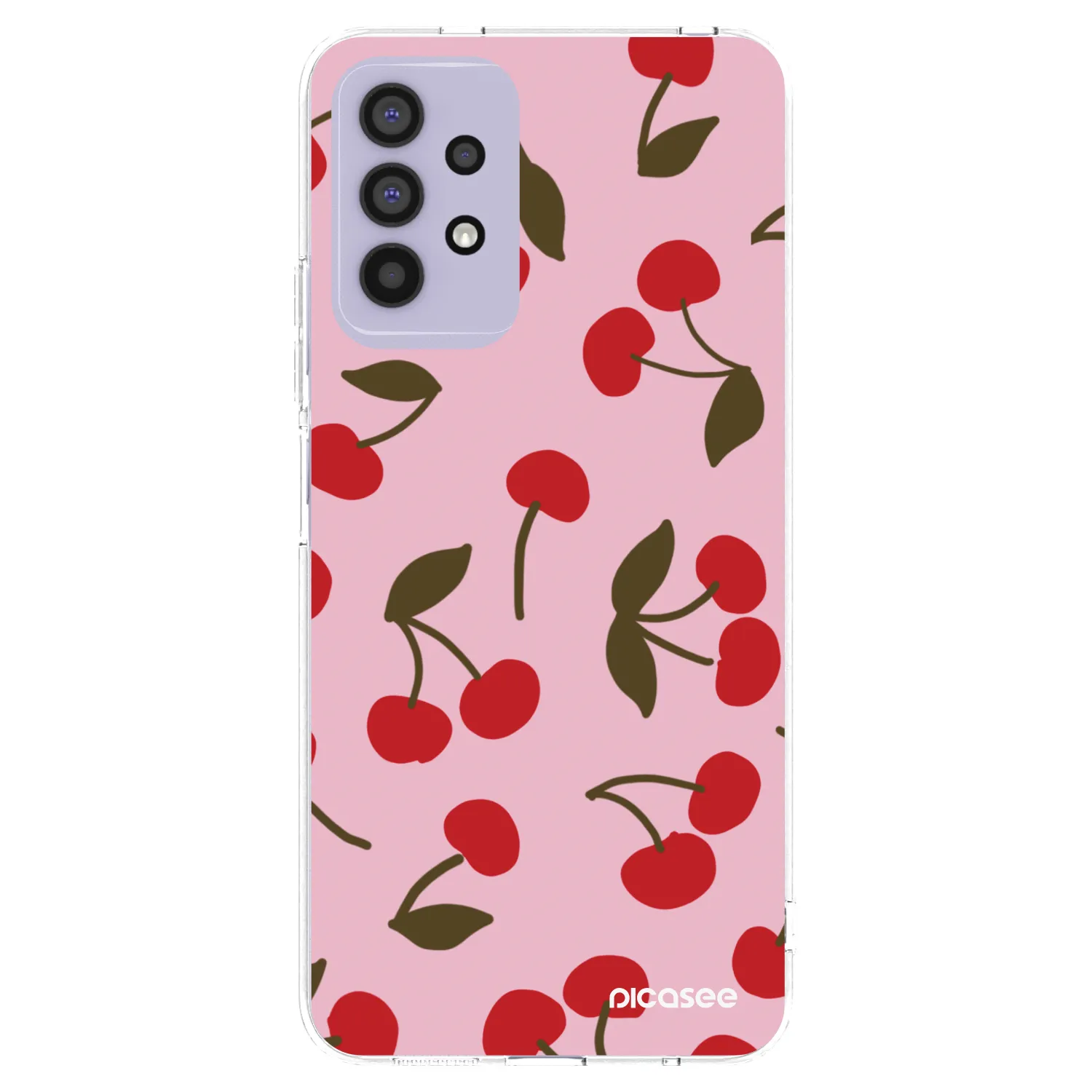 Picasee átlátszó szilikon tok az alábbi mobiltelefonokra Samsung Galaxy A32 4G SM-A325F - Cherry