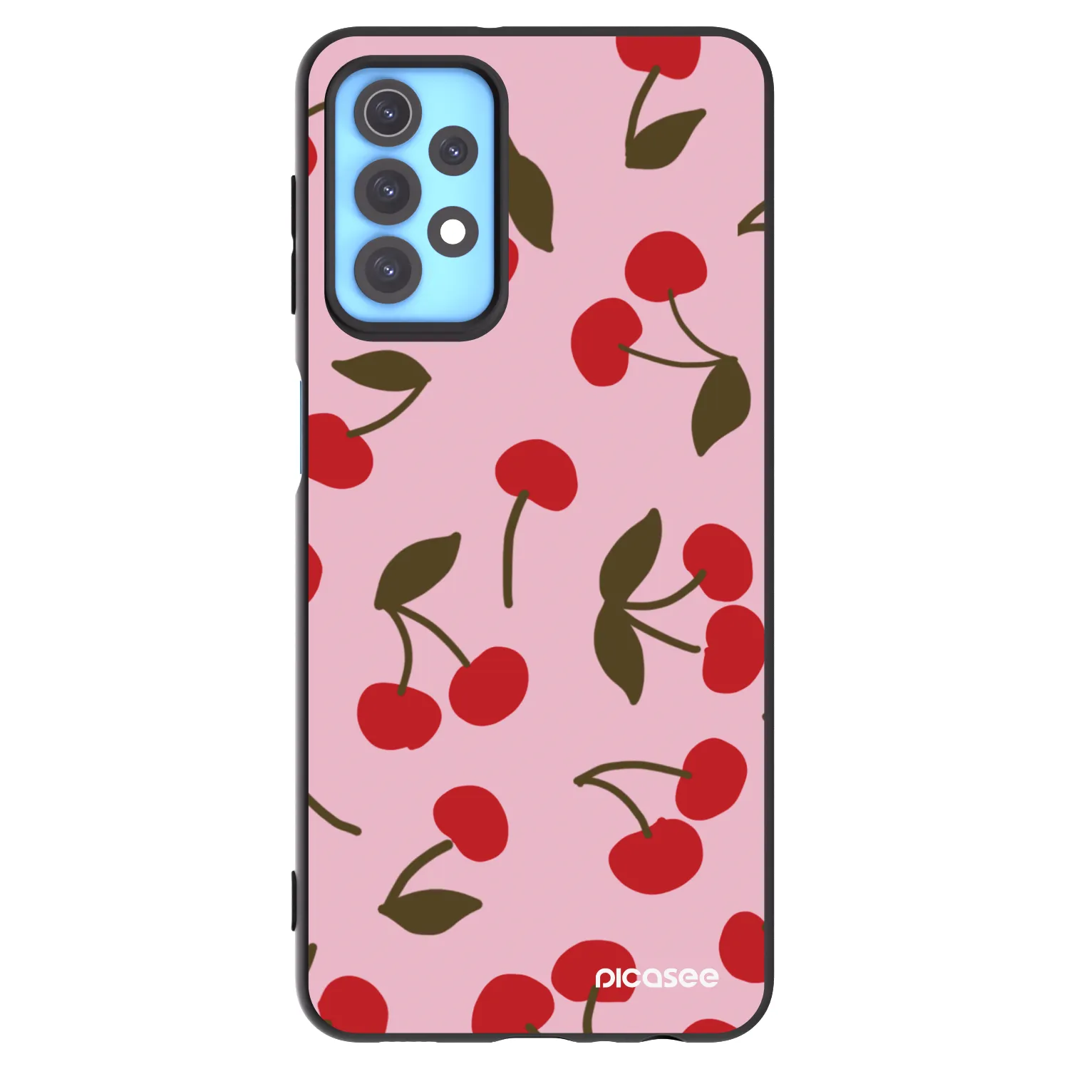 Picasee fekete szilikon tok az alábbi mobiltelefonokra Samsung Galaxy A32 4G SM-A325F - Cherry
