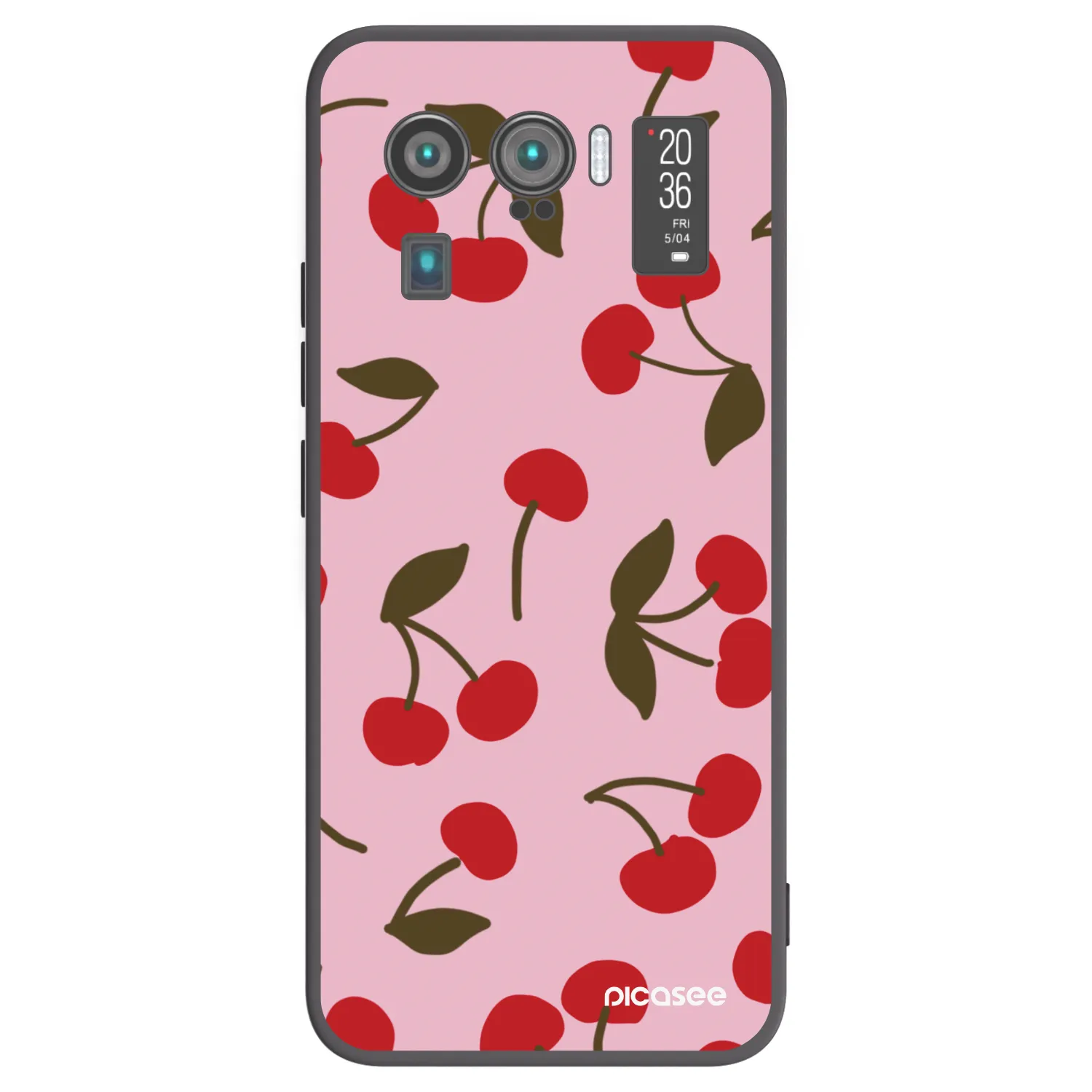 Picasee fekete szilikon tok az alábbi mobiltelefonokra Xiaomi Mi 11 Ultra - Cherry