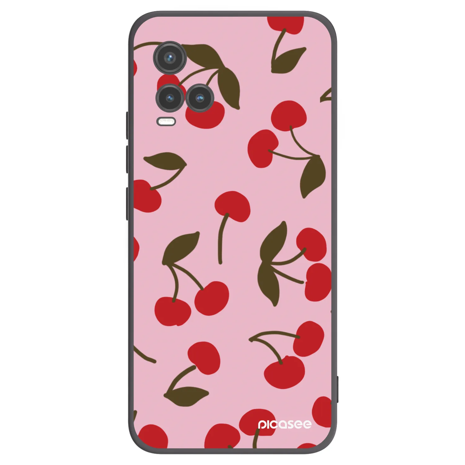 Picasee fekete szilikon tok az alábbi mobiltelefonokra Vivo Y33s - Cherry