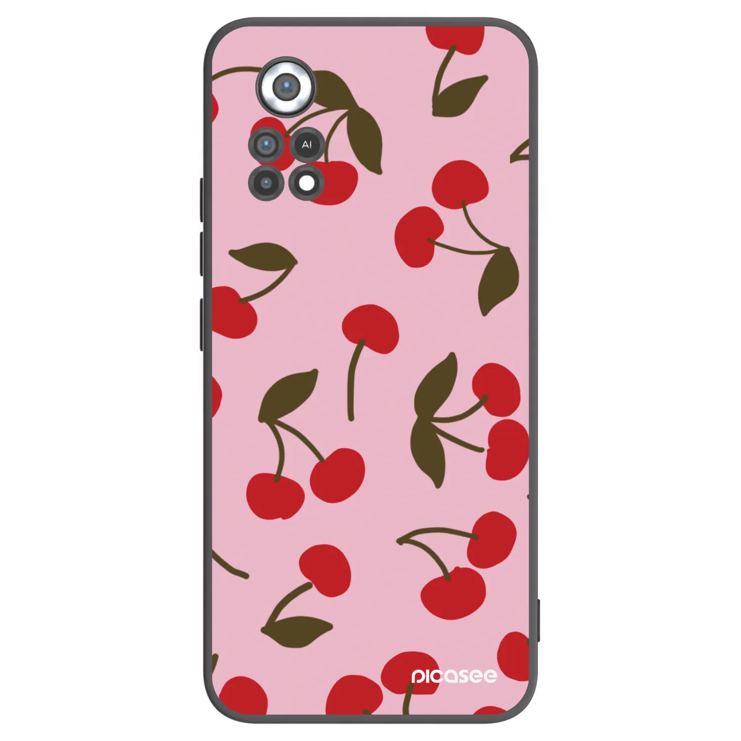 Picasee fekete szilikon tok az alábbi mobiltelefonokra Xiaomi Poco X4 Pro 5G - Cherry