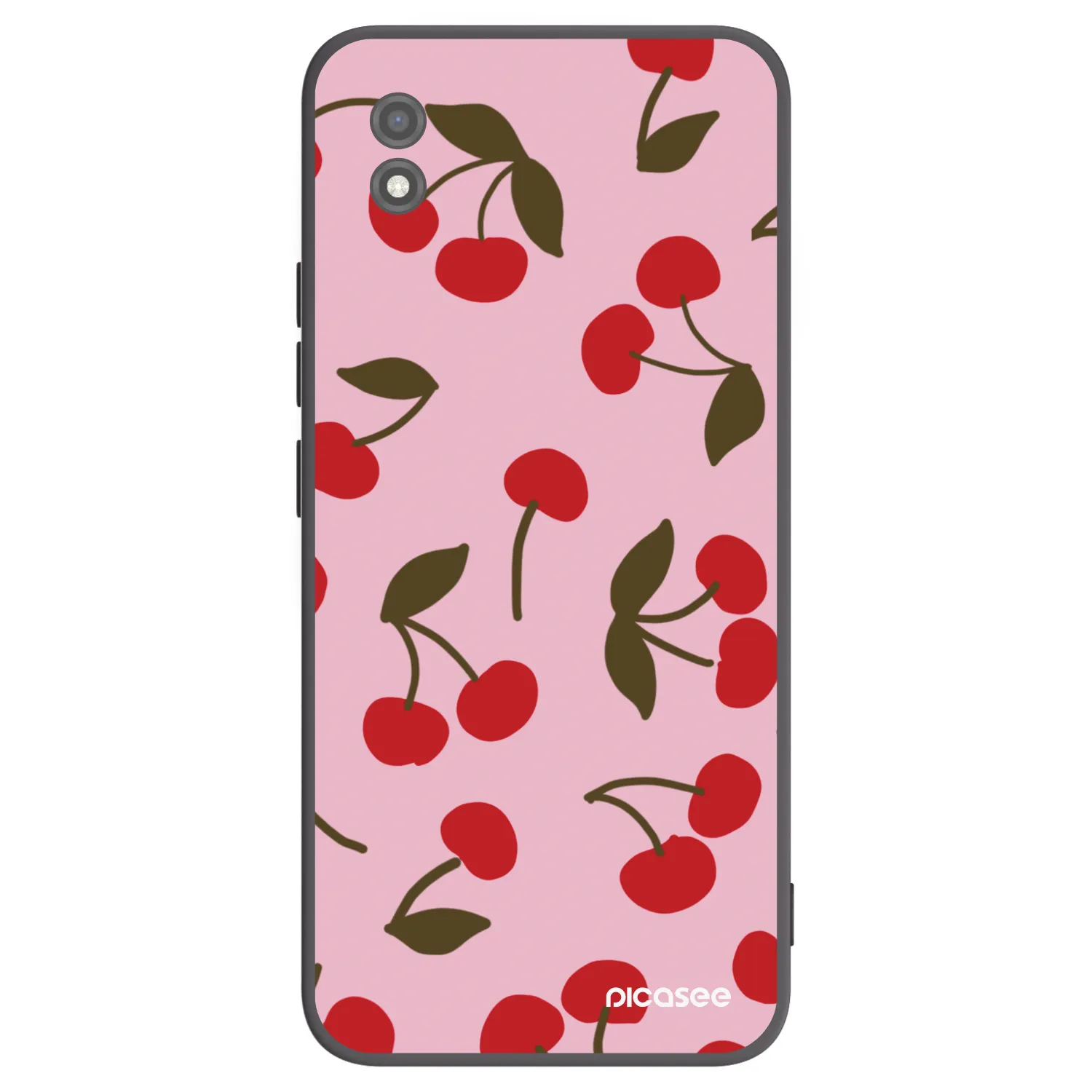 Picasee fekete szilikon tok az alábbi mobiltelefonokra Realme C11 (2021) - Cherry