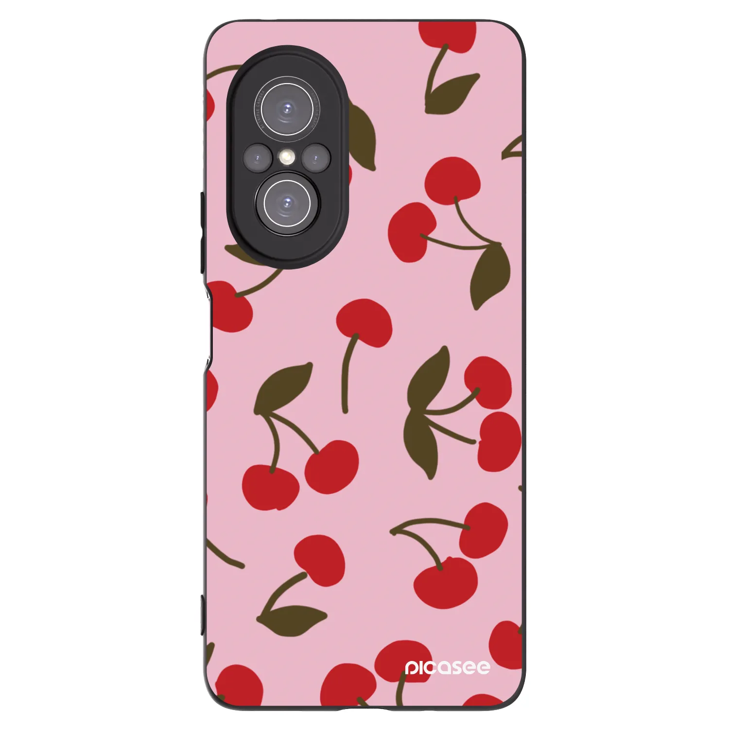 Picasee fekete szilikon tok az alábbi mobiltelefonokra Huawei Nova 9 SE - Cherry