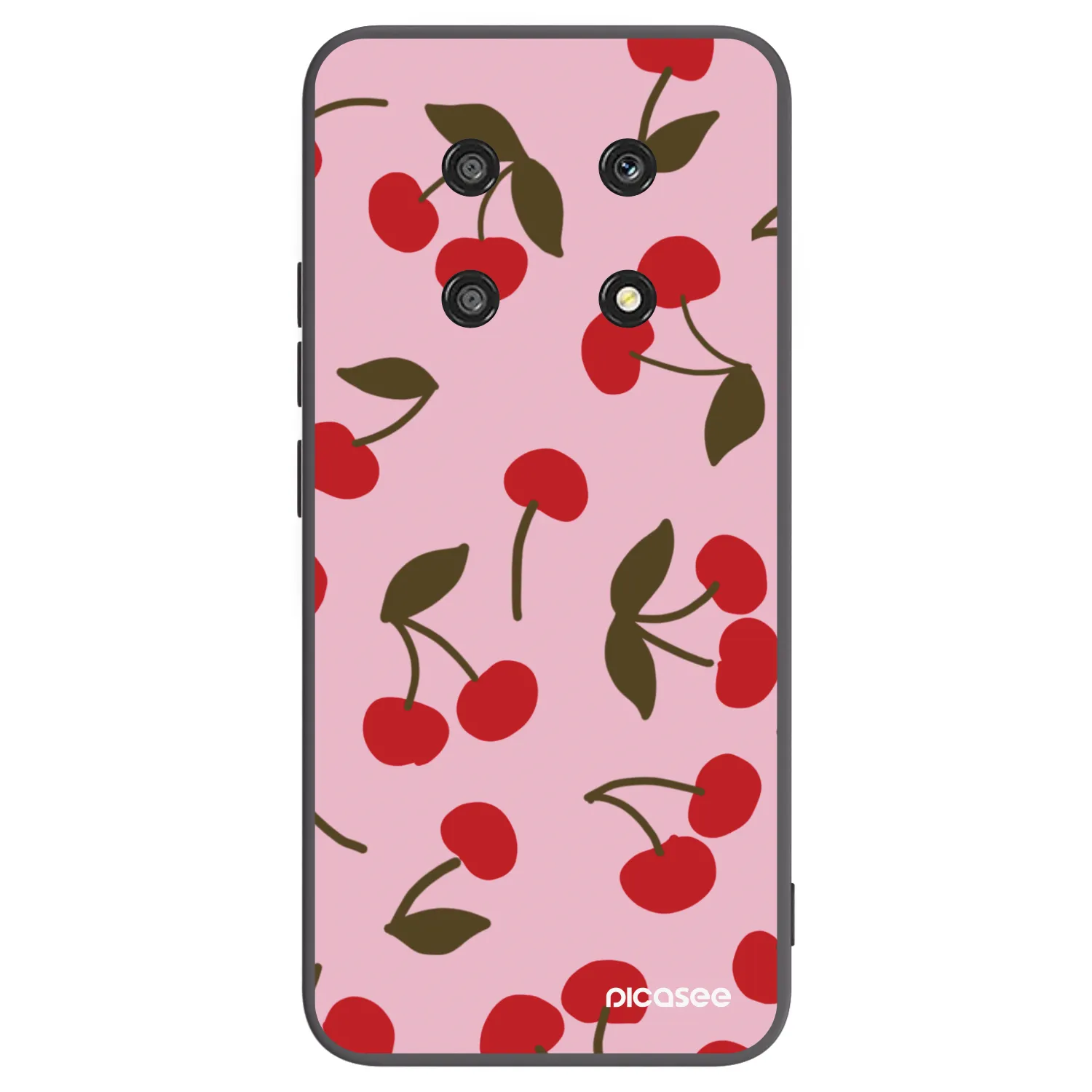 Picasee fekete szilikon tok az alábbi mobiltelefonokra Honor Magic4 Lite 5G - Cherry