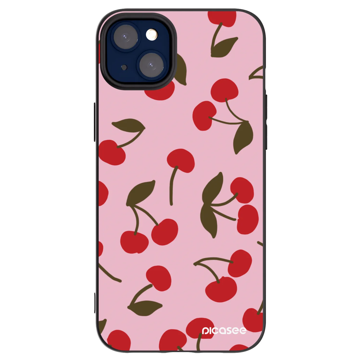 Picasee fekete szilikon tok az alábbi mobiltelefonokra Apple iPhone 14 Plus - Cherry