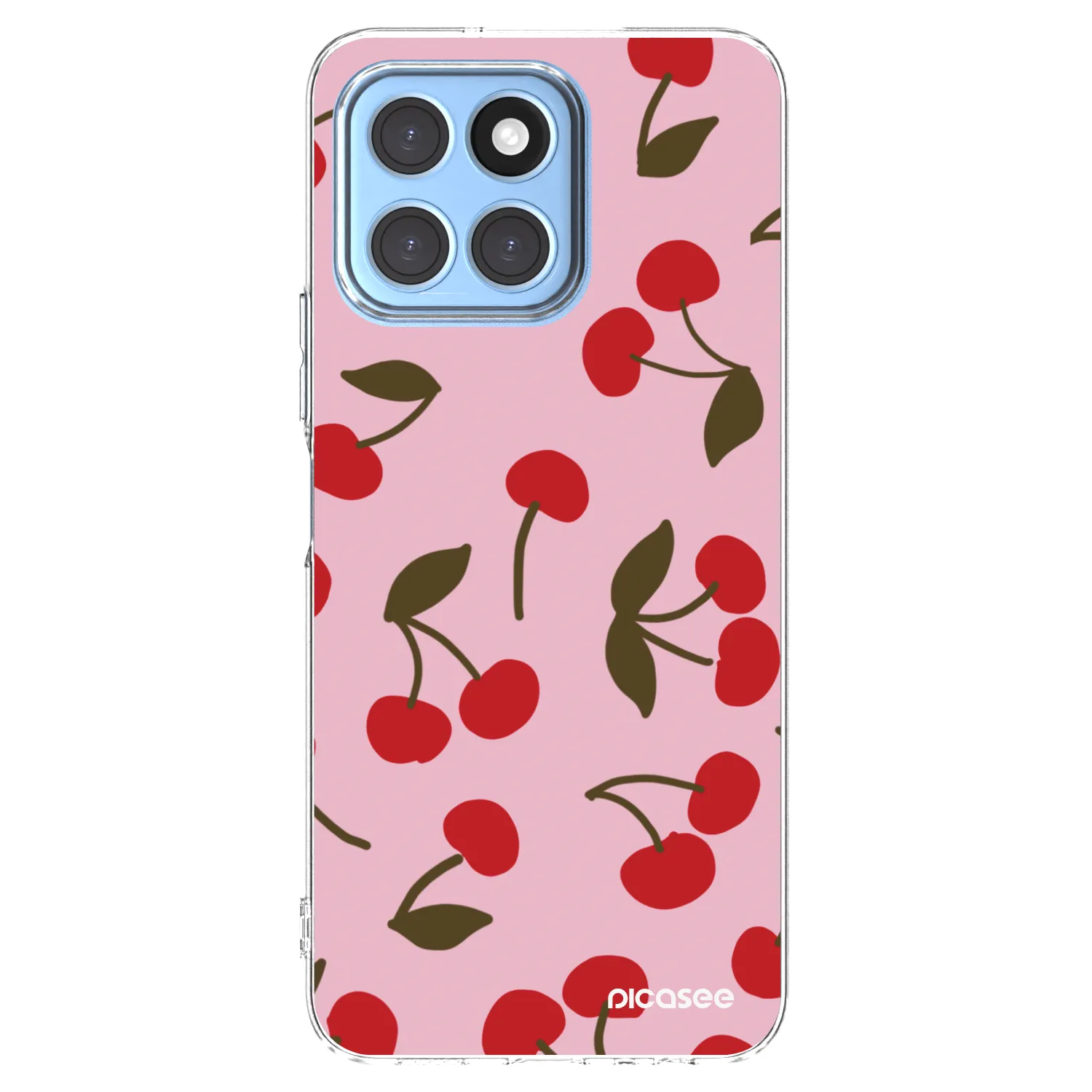 Picasee átlátszó szilikon tok az alábbi mobiltelefonokra Honor X6 - Cherry