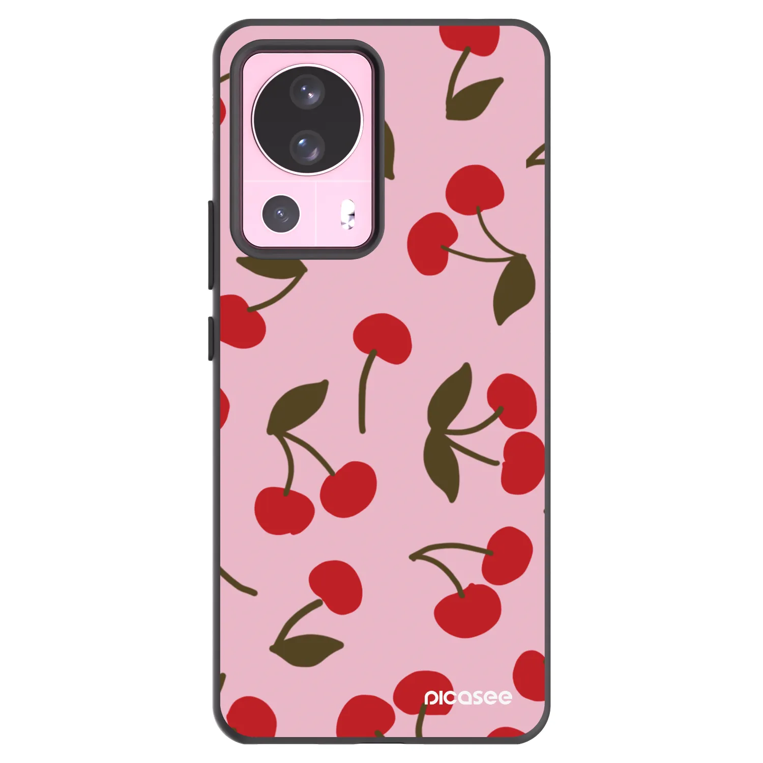 Picasee fekete szilikon tok az alábbi mobiltelefonokra Xiaomi 13 Lite - Cherry