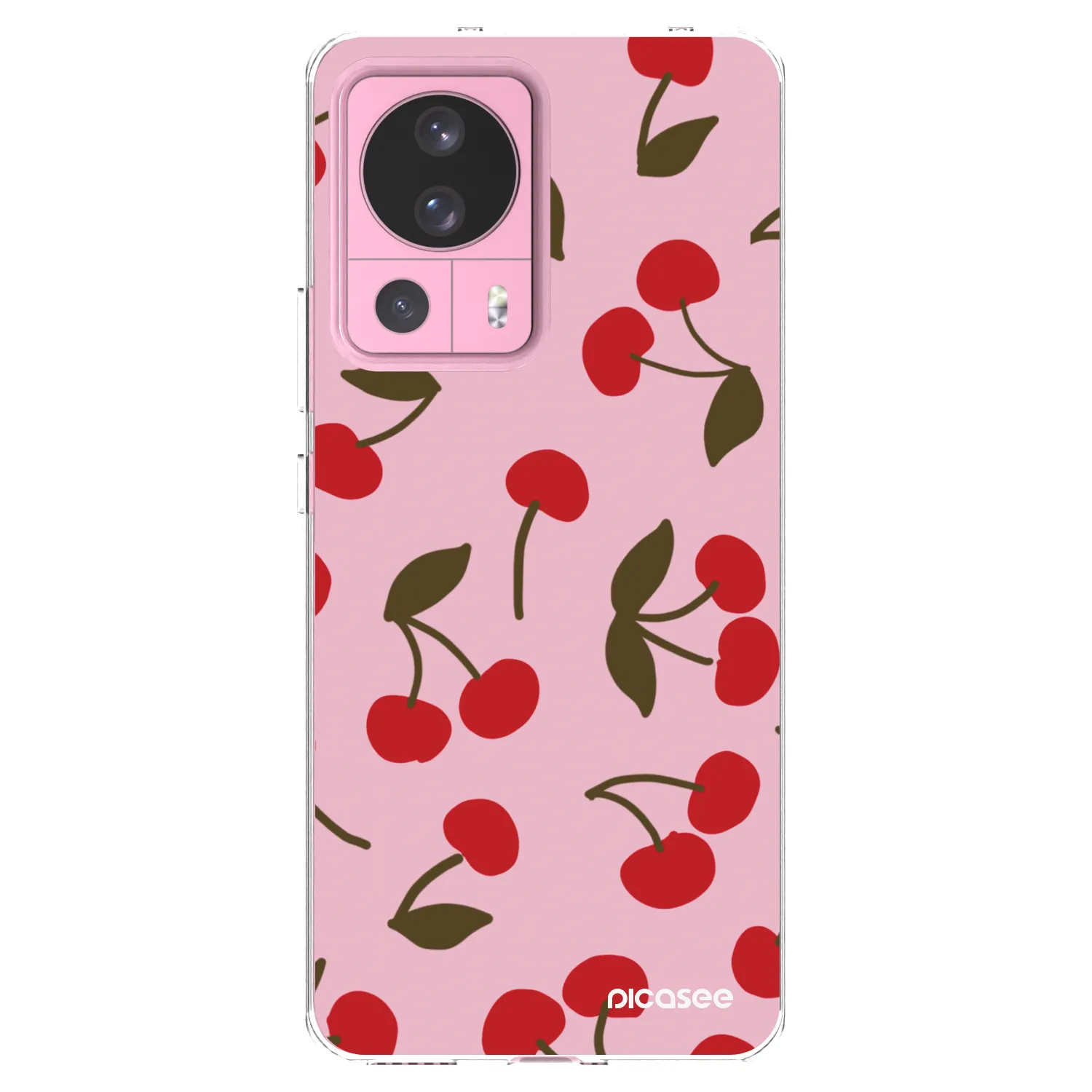 Picasee átlátszó szilikon tok az alábbi mobiltelefonokra Xiaomi 13 Lite - Cherry