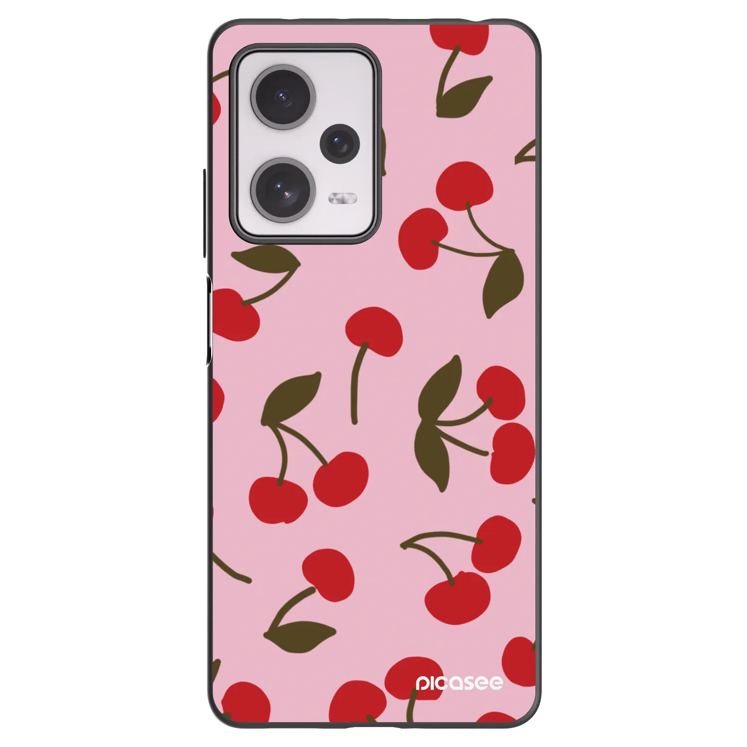Picasee fekete szilikon tok az alábbi mobiltelefonokra Xiaomi Redmi Note 12 Pro+ 5G - Cherry