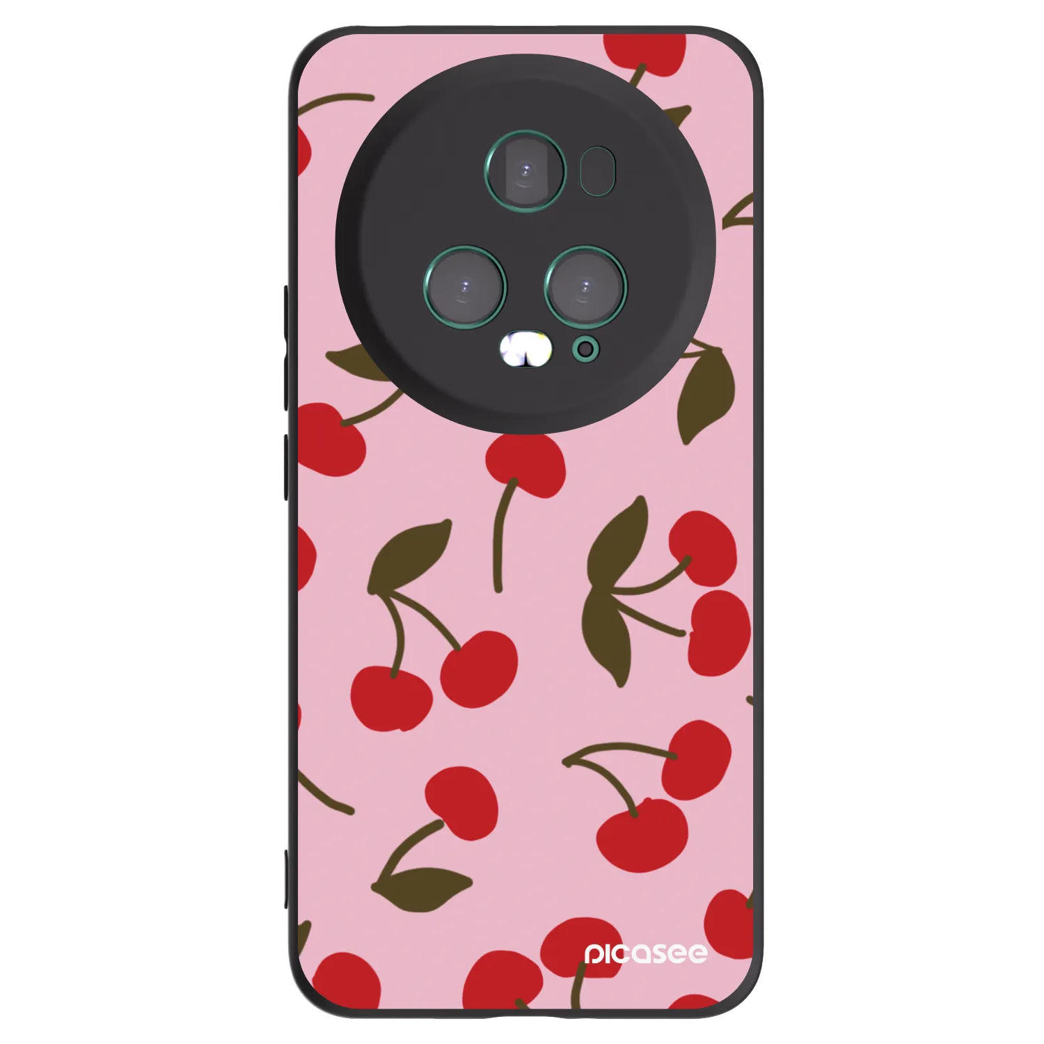Picasee fekete szilikon tok az alábbi mobiltelefonokra Honor Magic5 Pro - Cherry