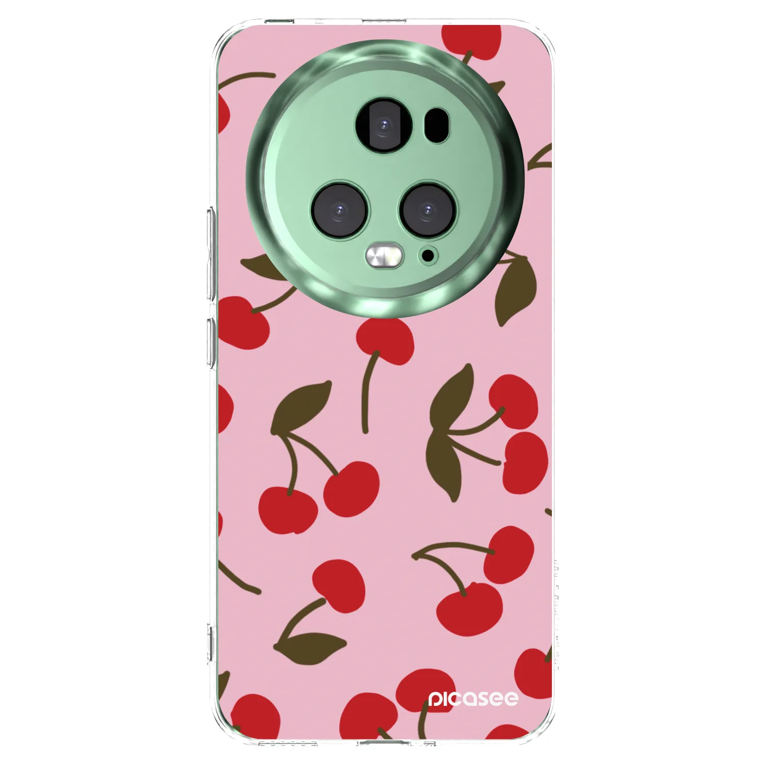 Picasee átlátszó szilikon tok az alábbi mobiltelefonokra Honor Magic5 Pro - Cherry