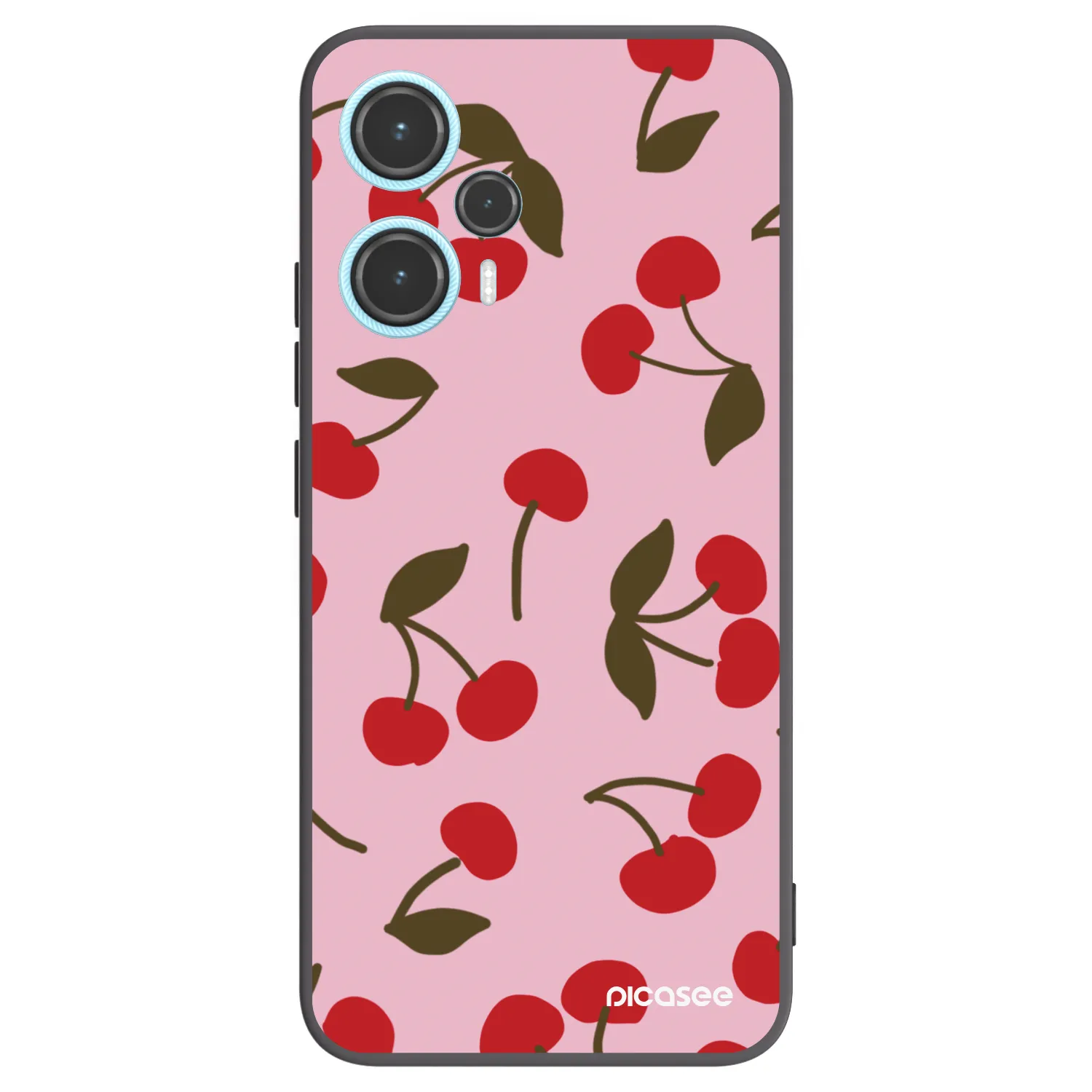 Picasee fekete szilikon tok az alábbi mobiltelefonokra Xiaomi Poco F5 - Cherry