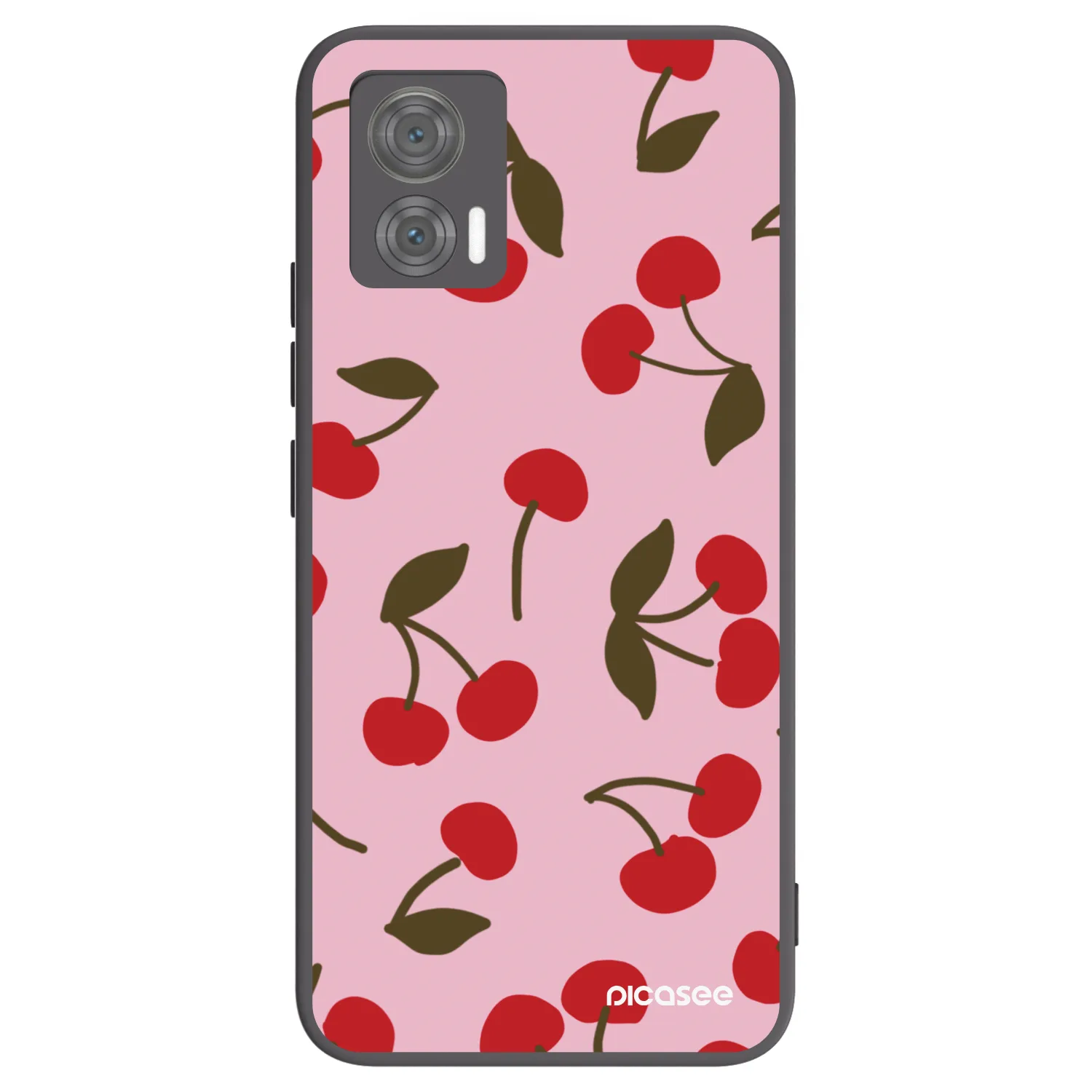 Picasee fekete szilikon tok az alábbi mobiltelefonokra Motorola Edge 30 Neo - Cherry