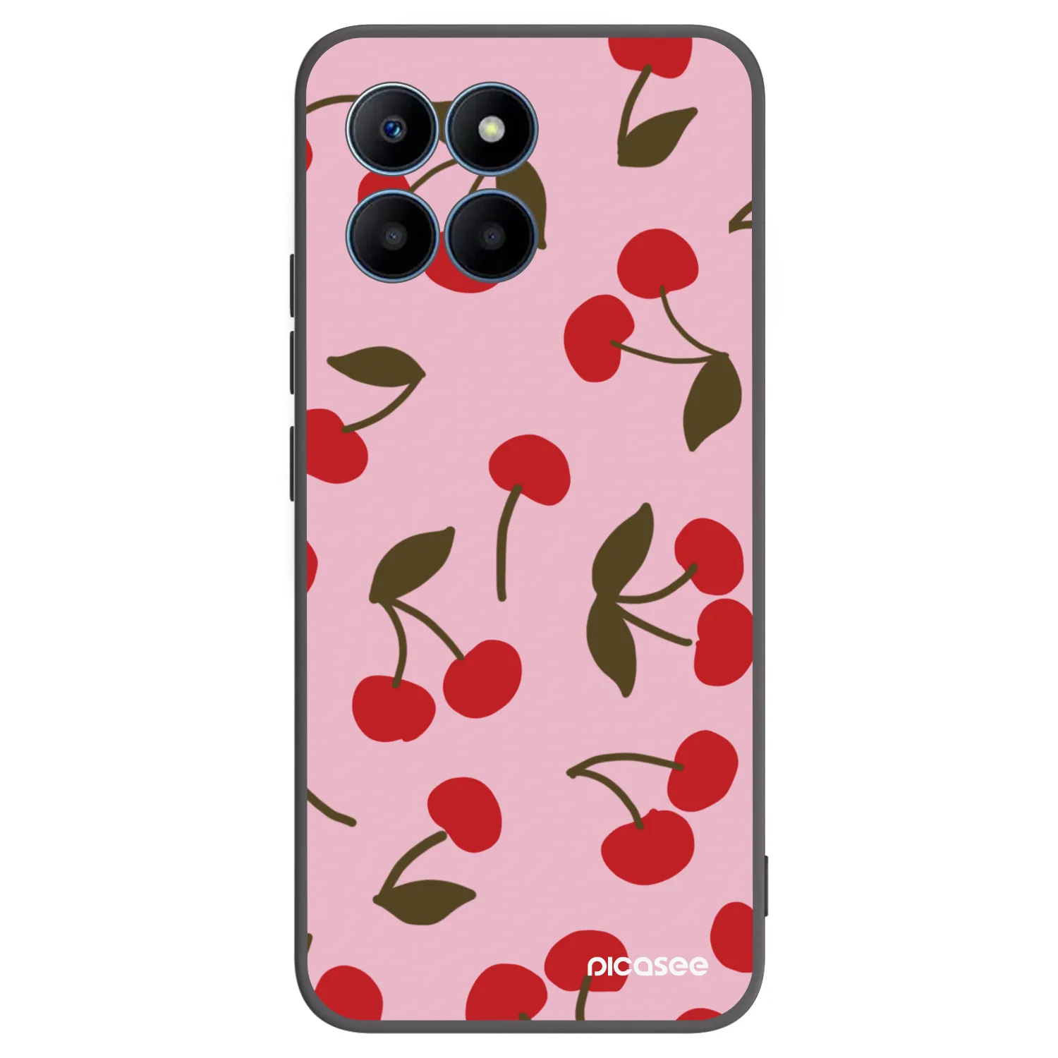 Picasee fekete szilikon tok az alábbi mobiltelefonokra Honor 70 Lite - Cherry