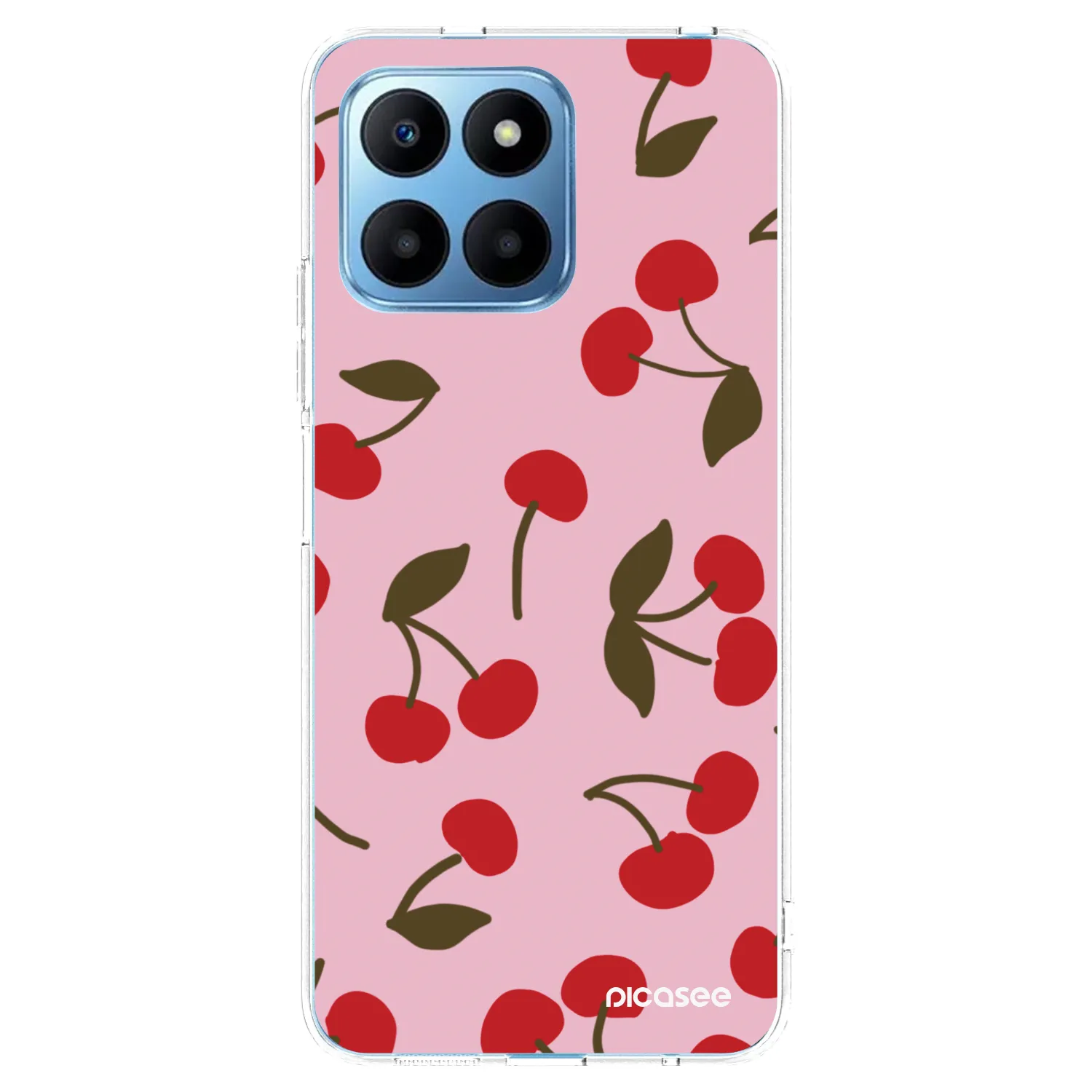 Picasee átlátszó szilikon tok az alábbi mobiltelefonokra Honor 70 Lite - Cherry