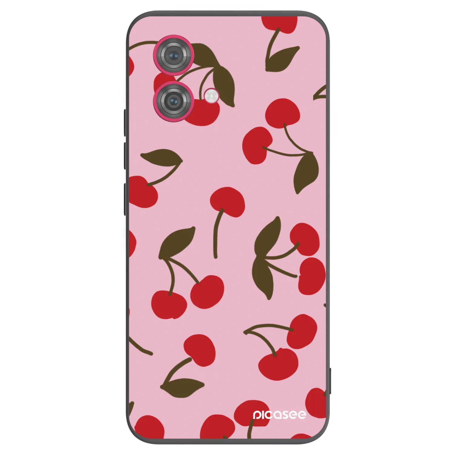 Picasee fekete szilikon tok az alábbi mobiltelefonokra Motorola Moto G84 5G - Cherry