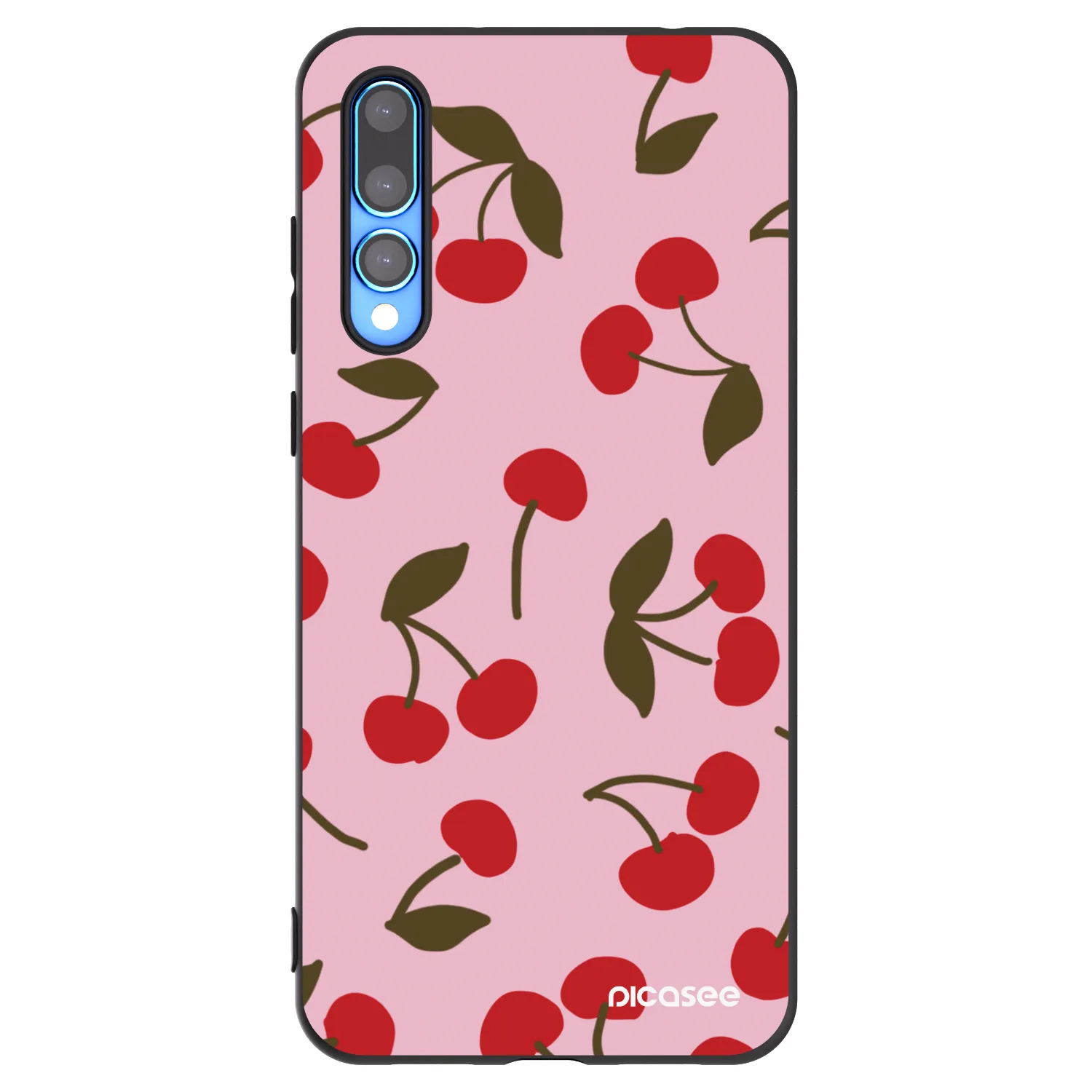 Picasee fekete szilikon tok az alábbi mobiltelefonokra Huawei P20 Pro - Cherry