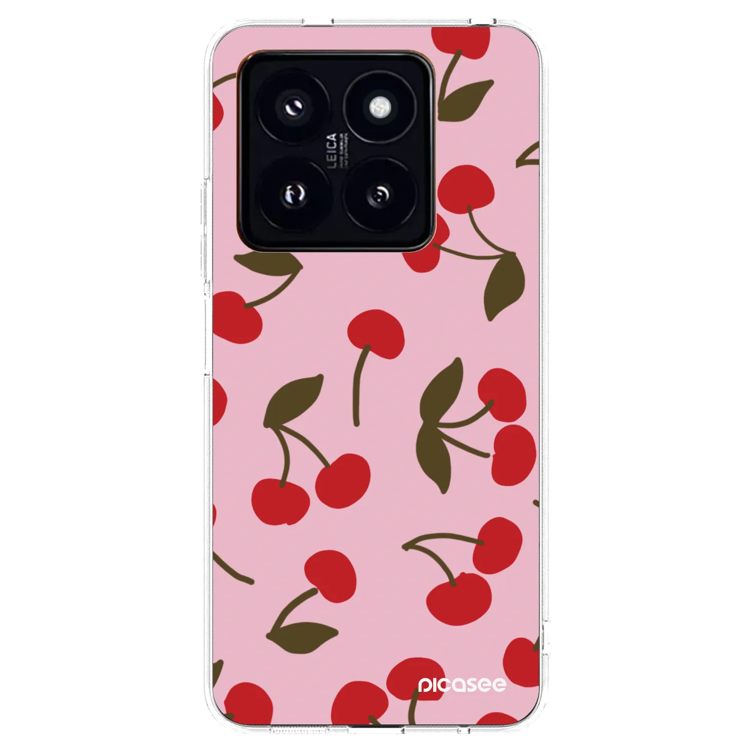Picasee átlátszó szilikon tok az alábbi mobiltelefonokra Xiaomi 14 Pro - Cherry