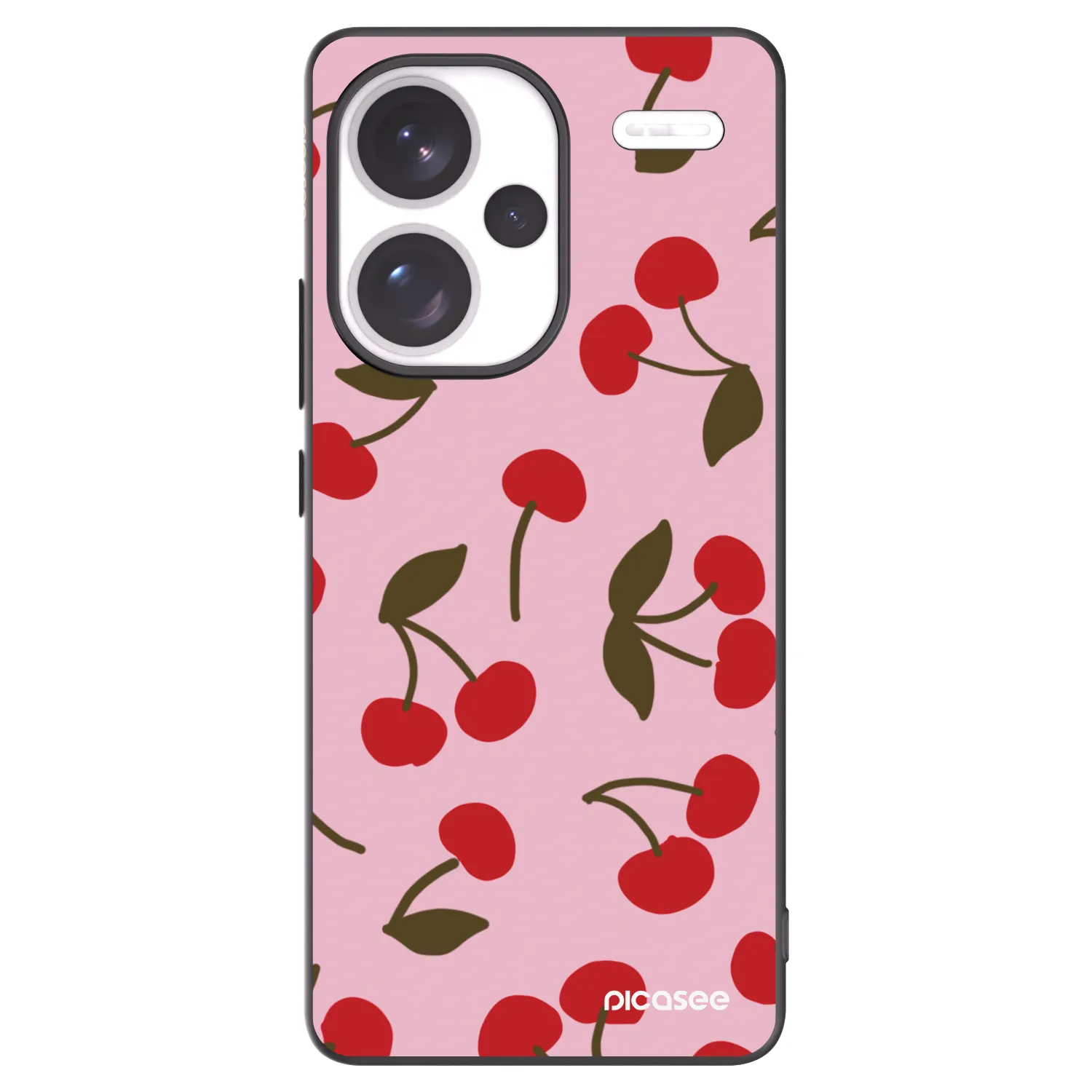 Picasee fekete szilikon tok az alábbi mobiltelefonokra Xiaomi Redmi Note 13 Pro+ 5G - Cherry