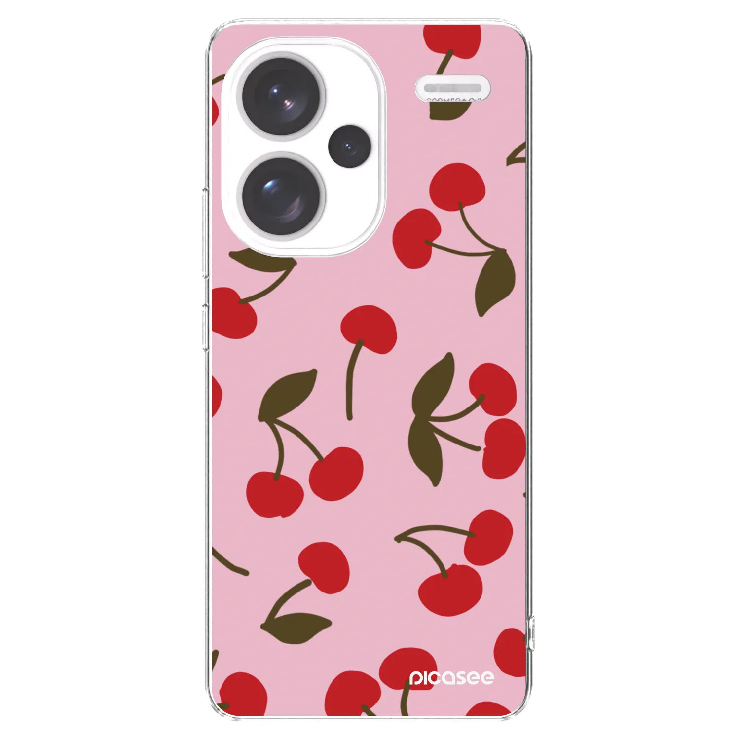 Picasee átlátszó szilikon tok az alábbi mobiltelefonokra Xiaomi Redmi Note 13 Pro+ 5G - Cherry