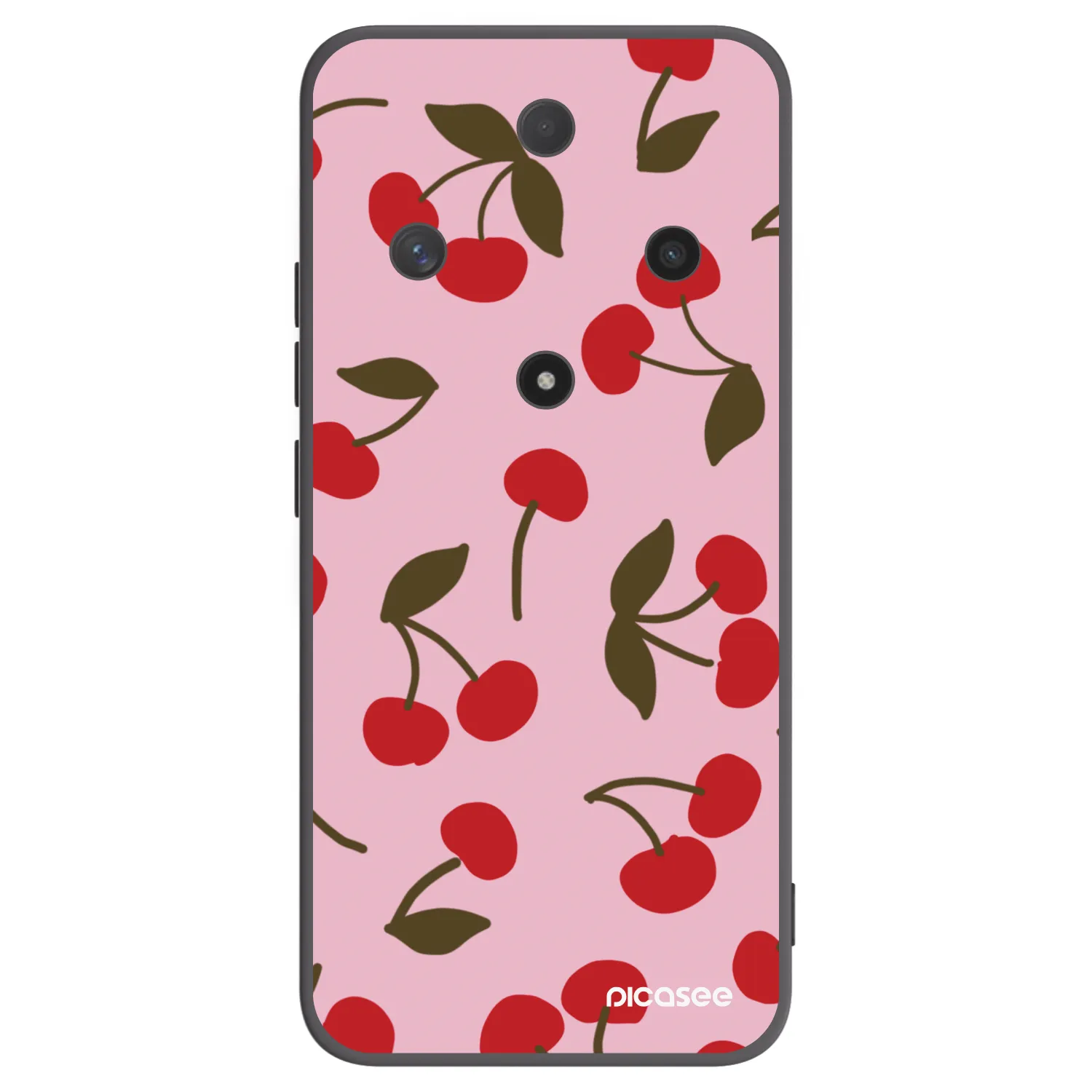 Picasee fekete szilikon tok az alábbi mobiltelefonokra Honor Magic6 Lite 5G - Cherry