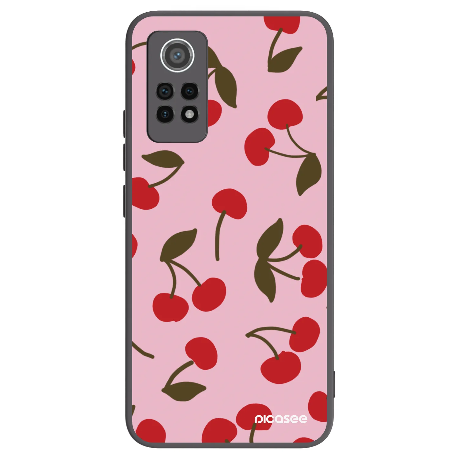 Picasee fekete szilikon tok az alábbi mobiltelefonokra Xiaomi Redmi Note 12 Pro 4G - Cherry