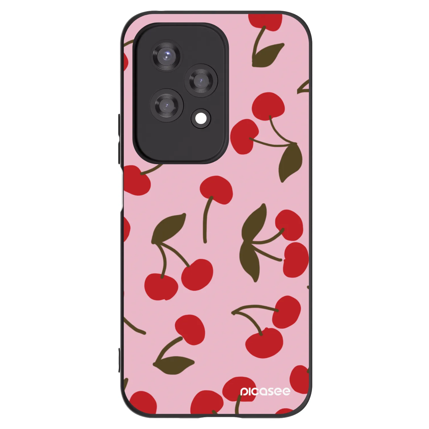 Picasee fekete szilikon tok az alábbi mobiltelefonokra Honor 200 Lite - Cherry