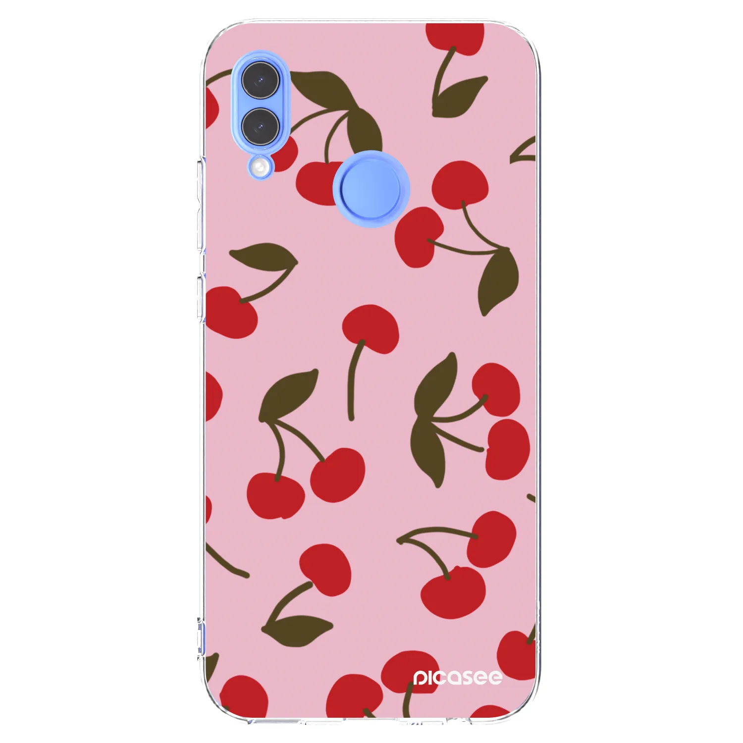Picasee átlátszó szilikon tok az alábbi mobiltelefonokra Honor 10 Lite - Cherry