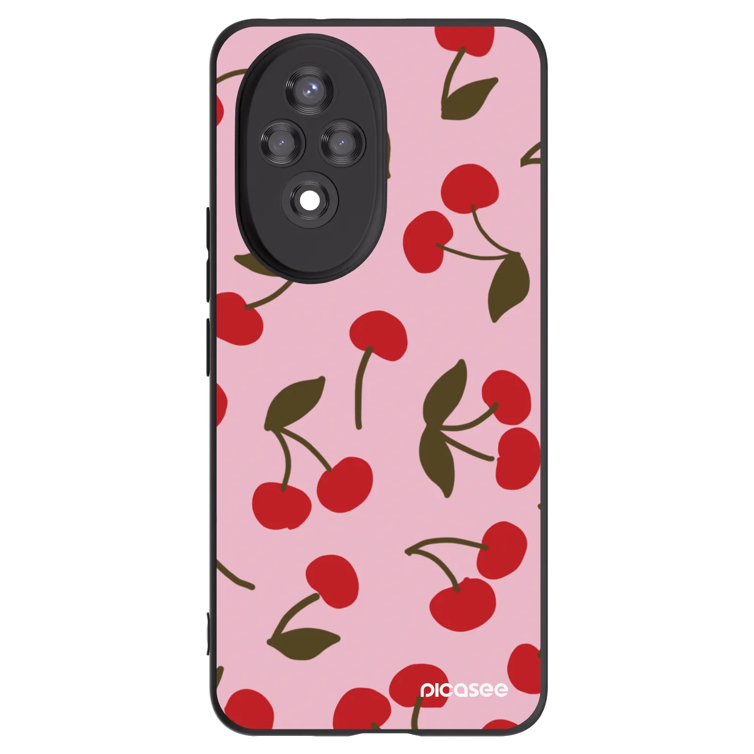 Picasee fekete szilikon tok az alábbi mobiltelefonokra Honor 200 5G - Cherry