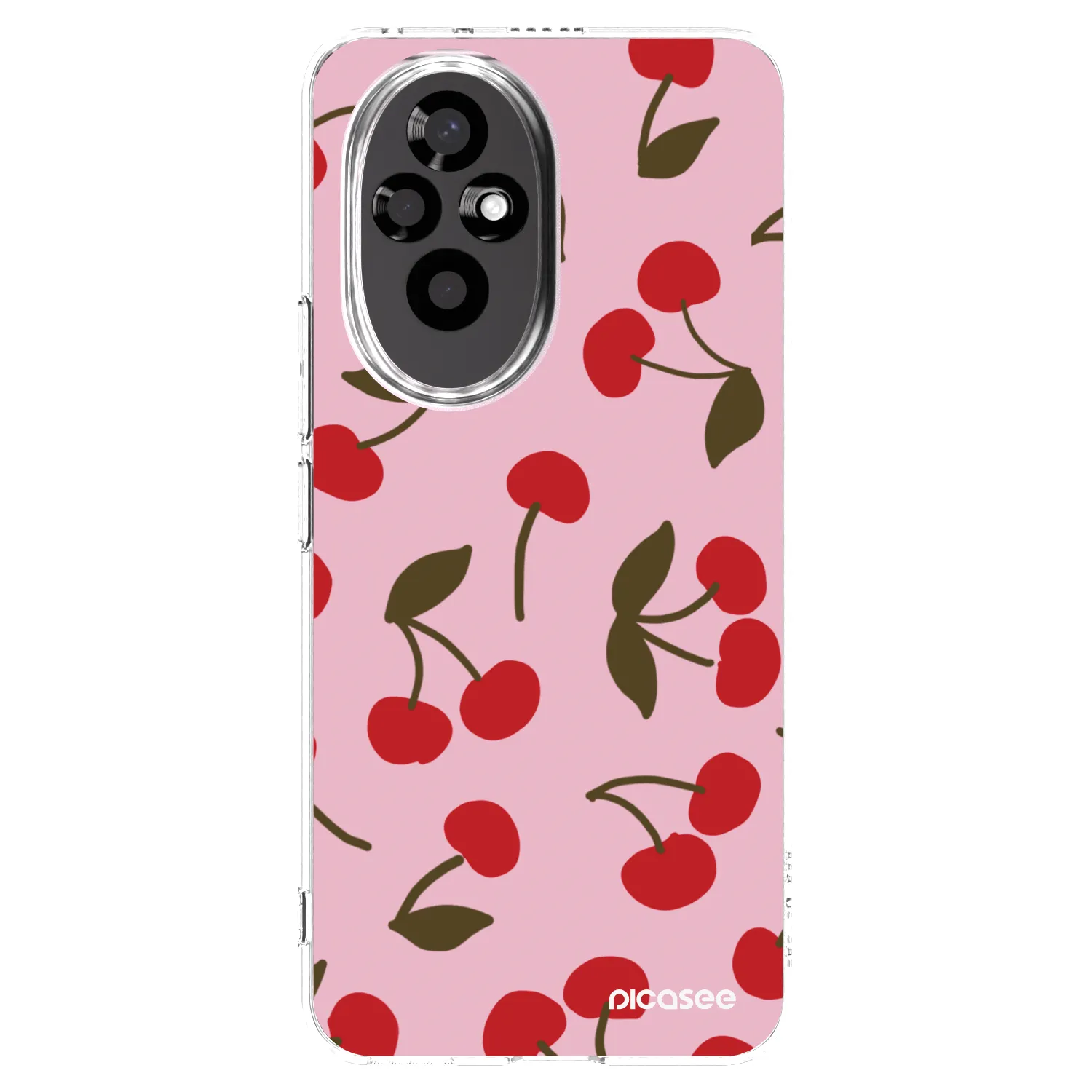 Picasee átlátszó szilikon tok az alábbi mobiltelefonokra Honor 200 5G - Cherry