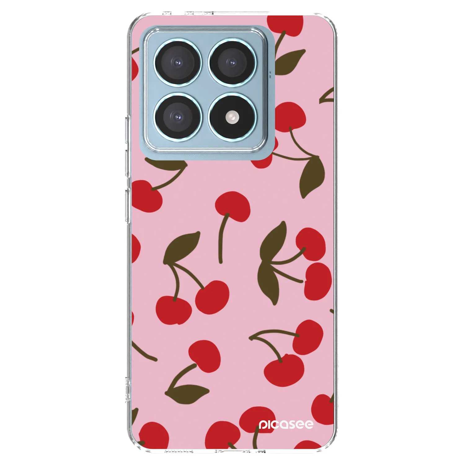 Picasee átlátszó szilikon tok az alábbi mobiltelefonokra Xiaomi 14T Pro - Cherry