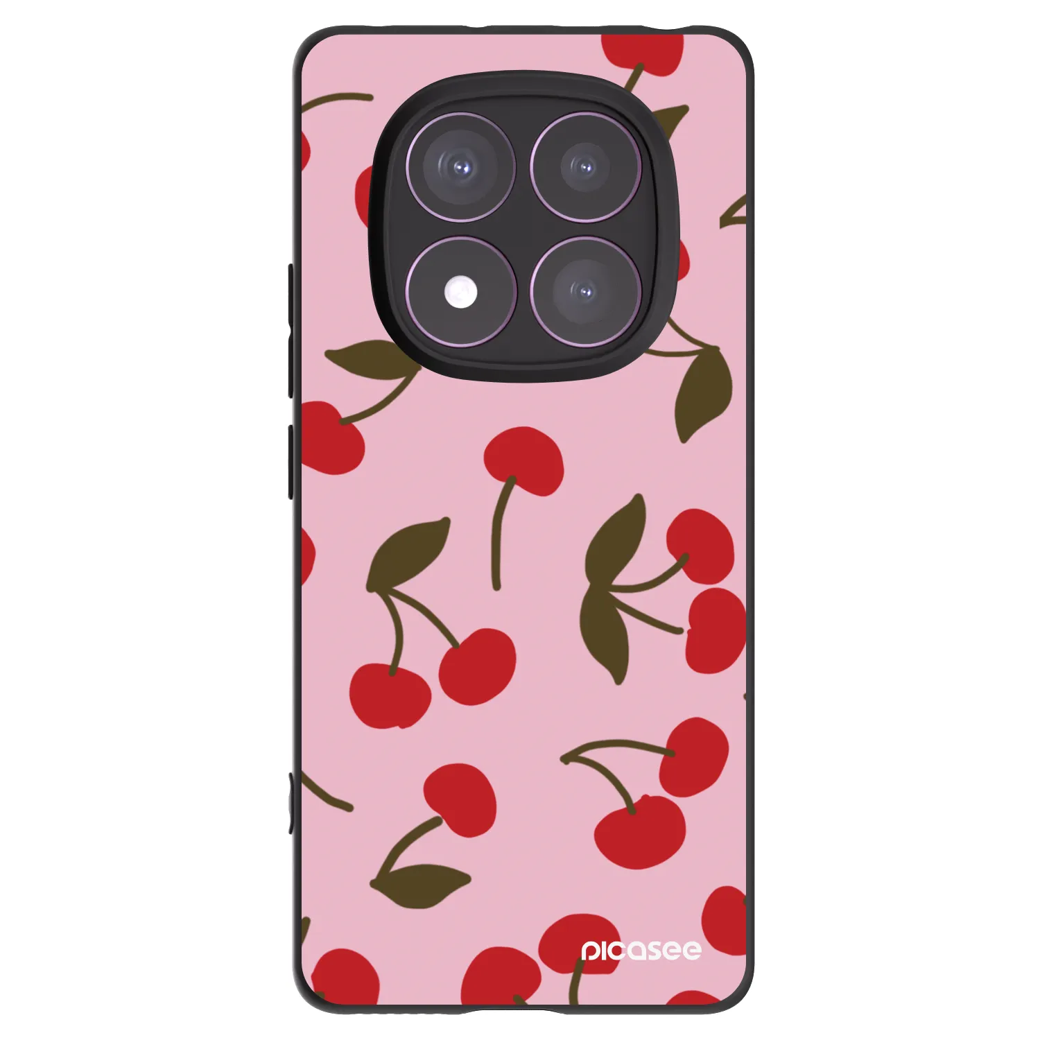 Picasee fekete szilikon tok az alábbi mobiltelefonokra Xiaomi Redmi Note 14 Pro 4G - Cherry