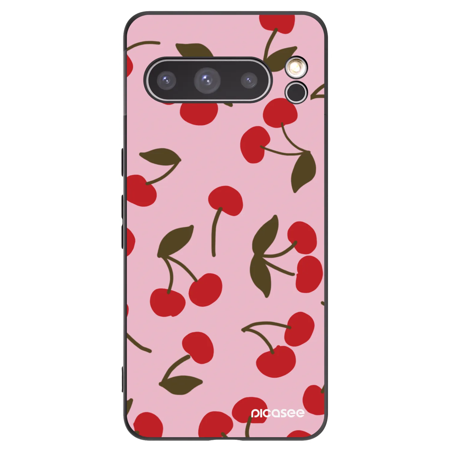 Picasee fekete szilikon tok az alábbi mobiltelefonokra Google Pixel 8 Pro - Cherry