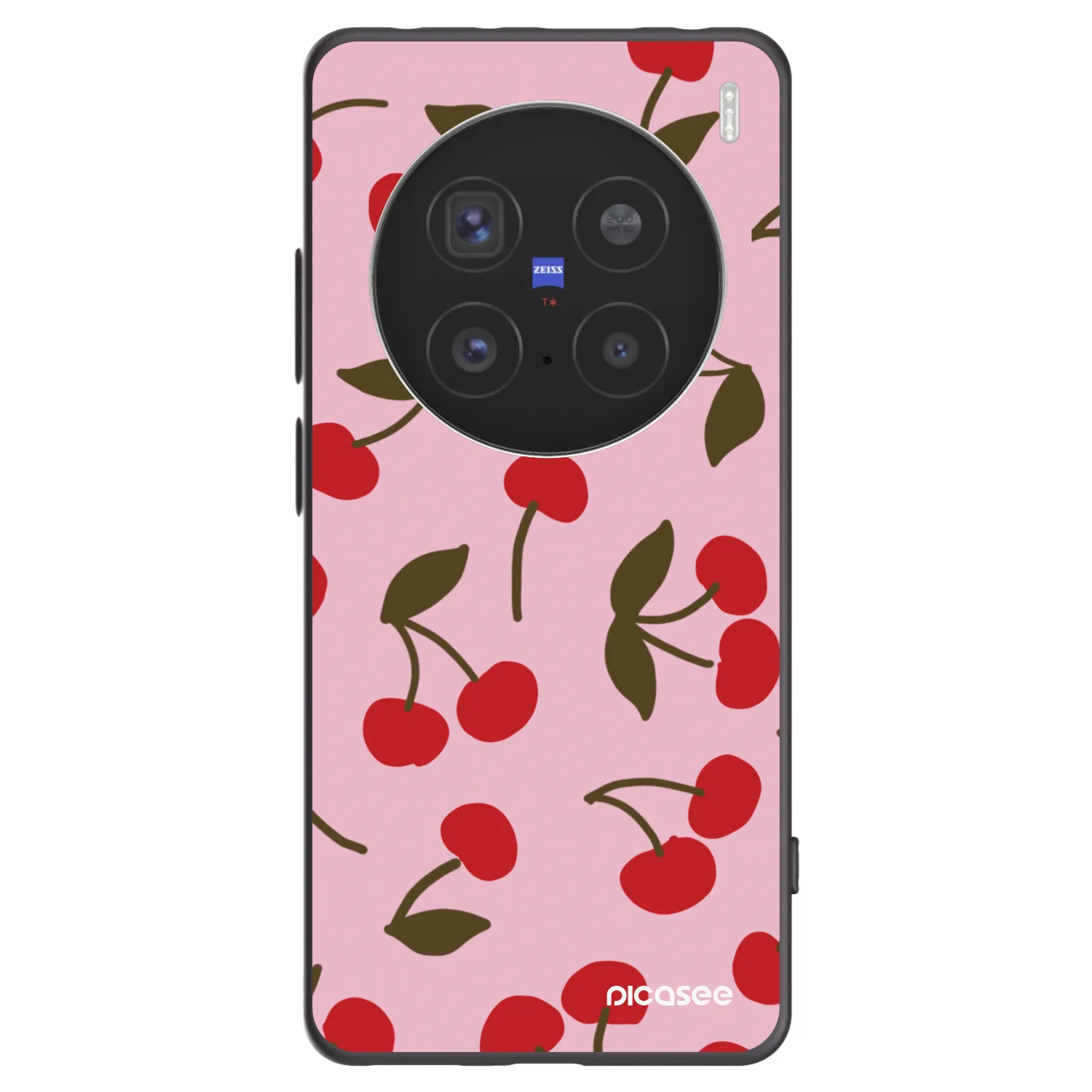 Picasee fekete szilikon tok az alábbi mobiltelefonokra Vivo X200 Pro - Cherry