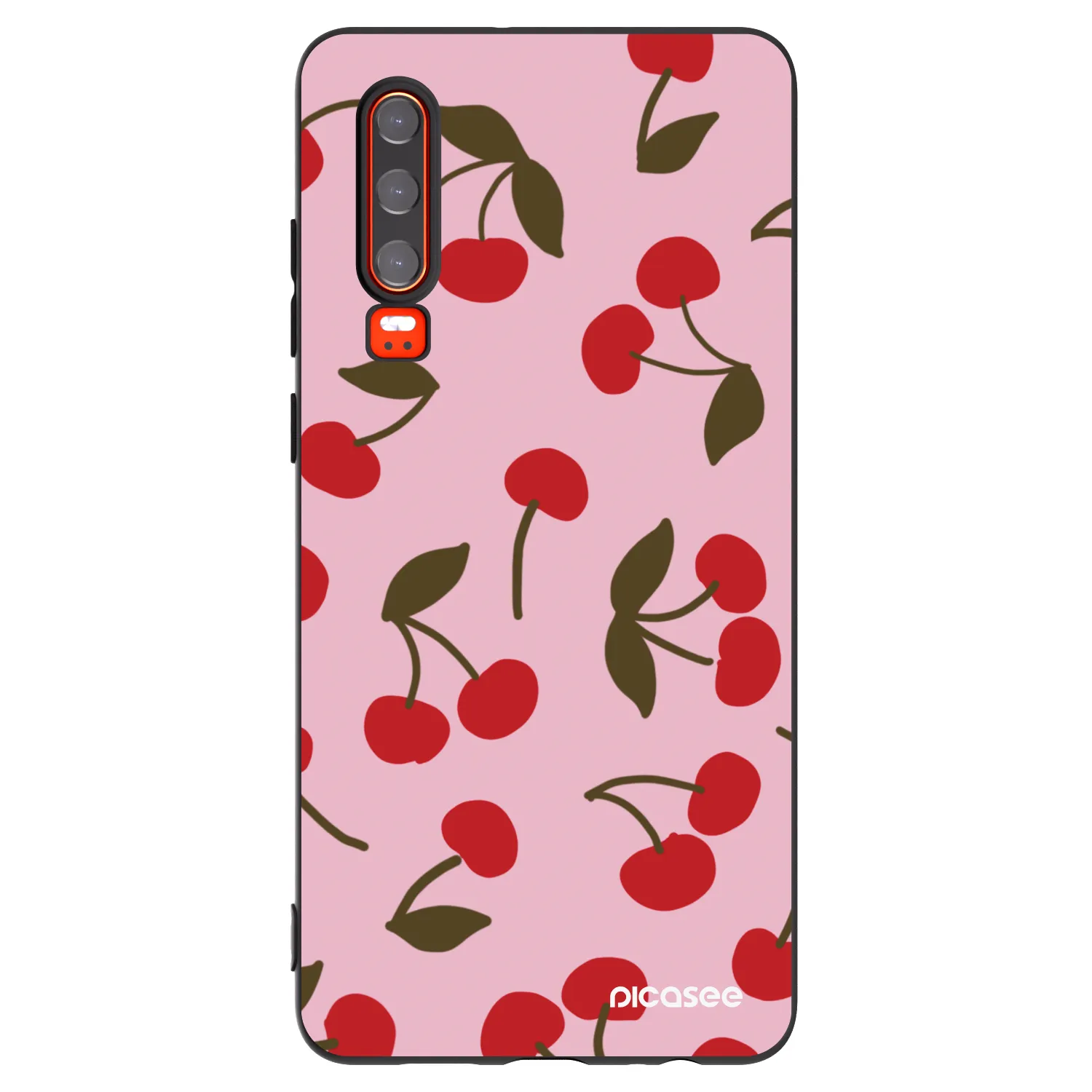 Picasee fekete szilikon tok az alábbi mobiltelefonokra Huawei P30 - Cherry