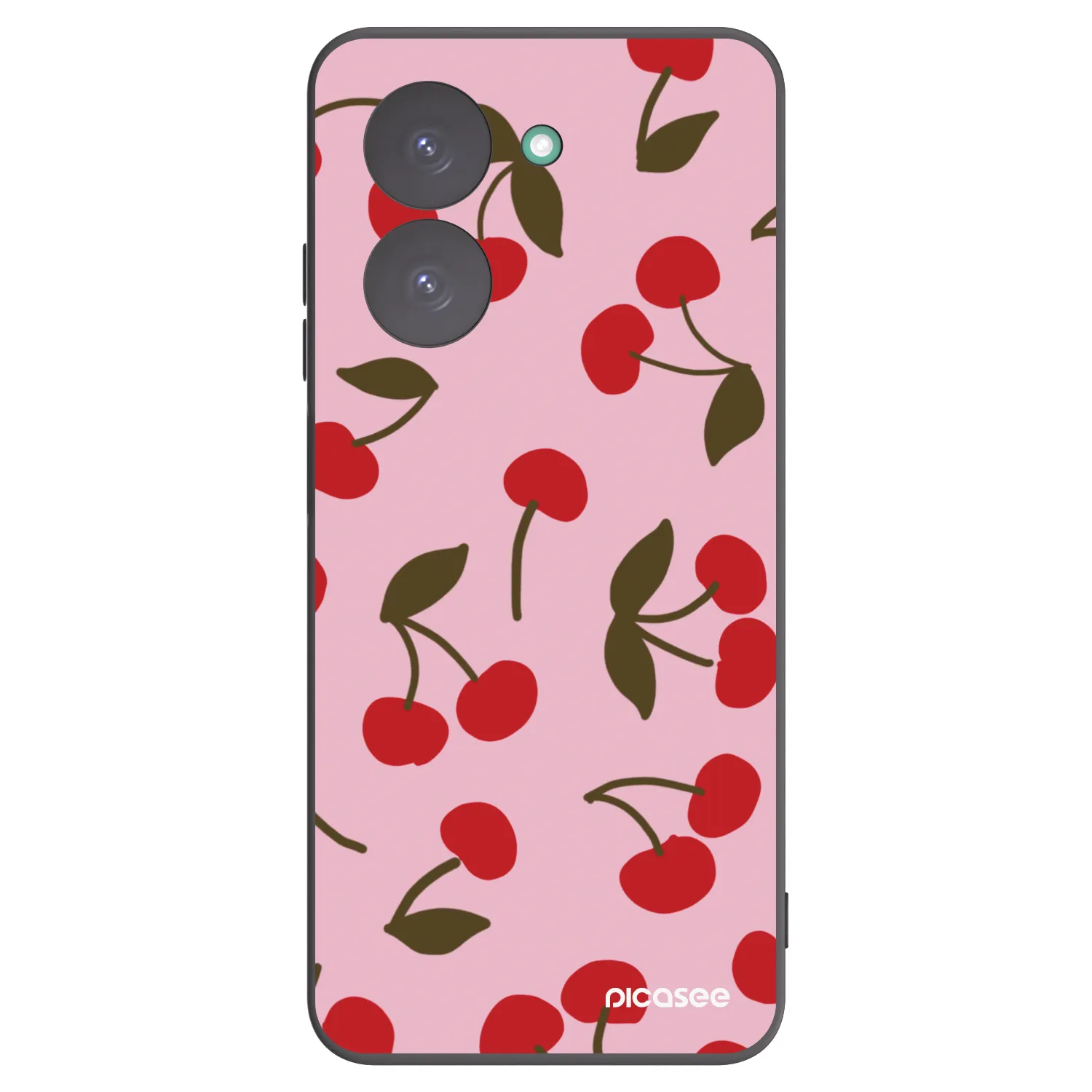 Picasee fekete szilikon tok az alábbi mobiltelefonokra Xiaomi Redmi A5 - Cherry