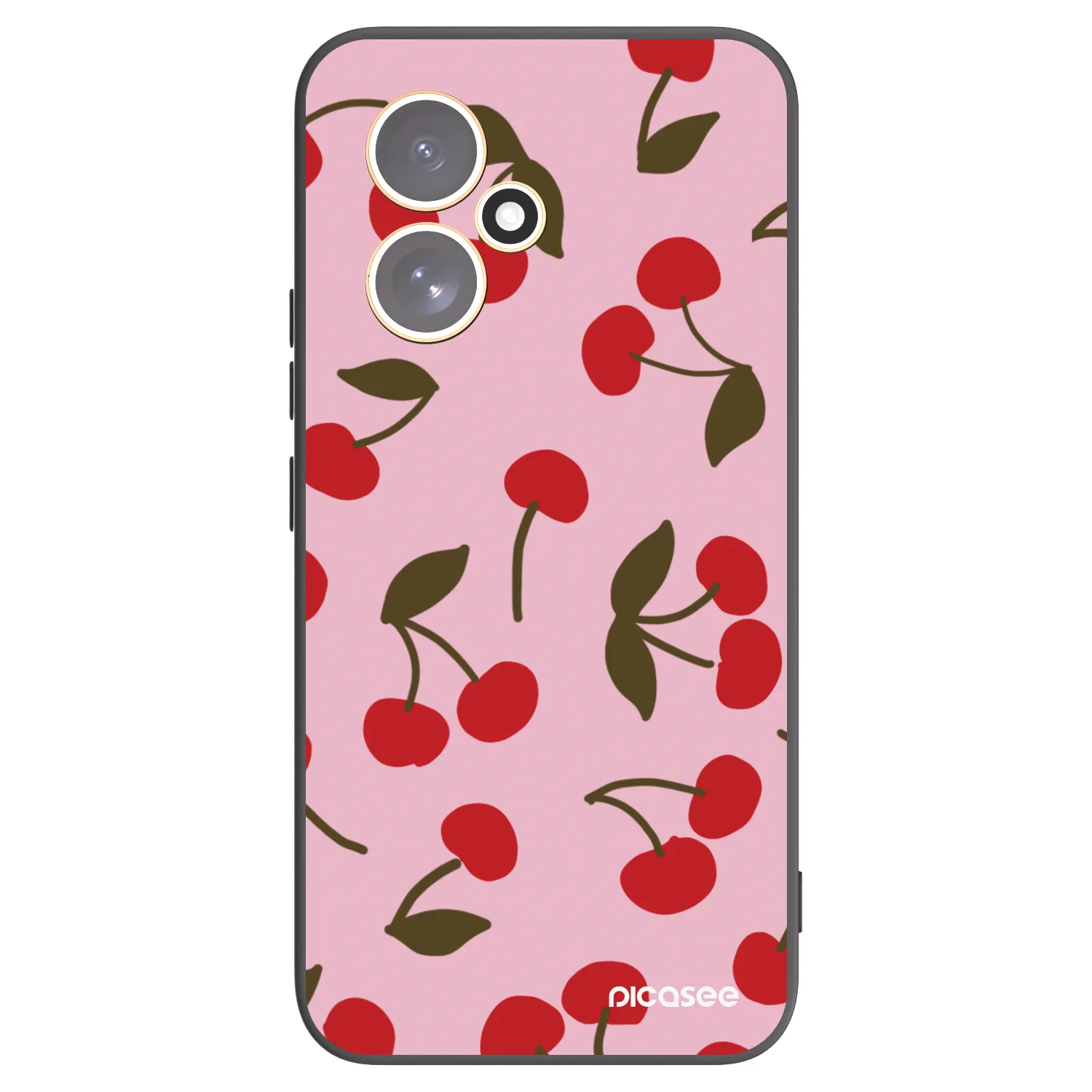 Picasee fekete szilikon tok az alábbi mobiltelefonokra Honor 400 5G - Cherry