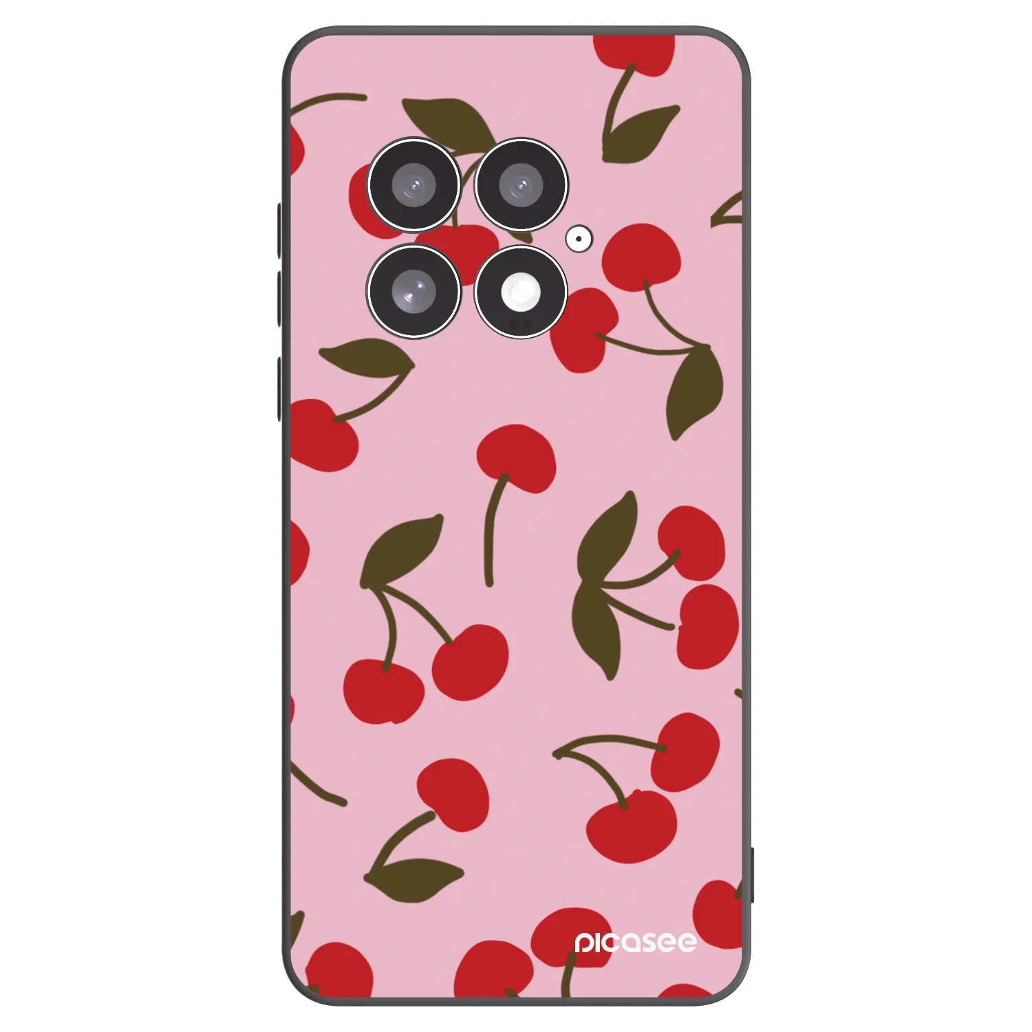 Picasee fekete szilikon tok az alábbi mobiltelefonokra OnePlus 13 5G - Cherry