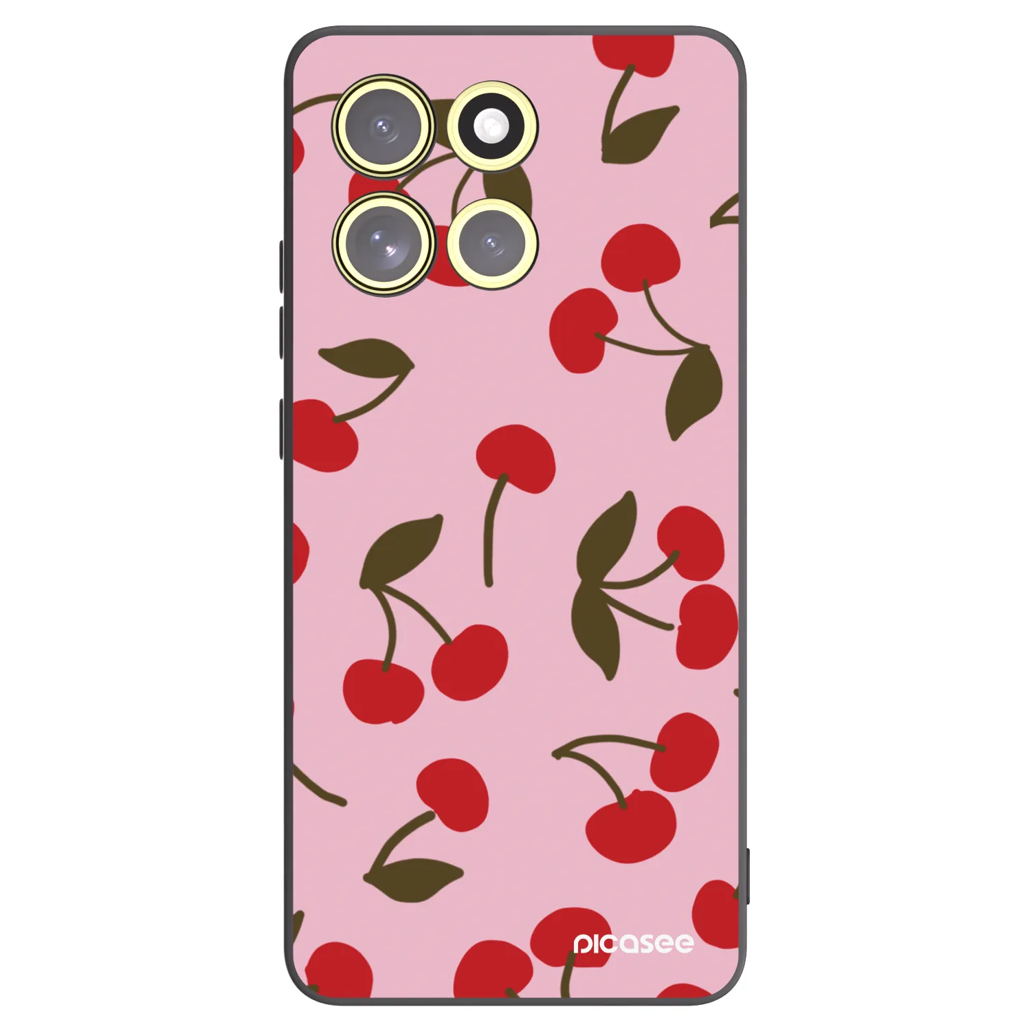 Picasee fekete szilikon tok az alábbi mobiltelefonokra Motorola Moto G86 5G - Cherry