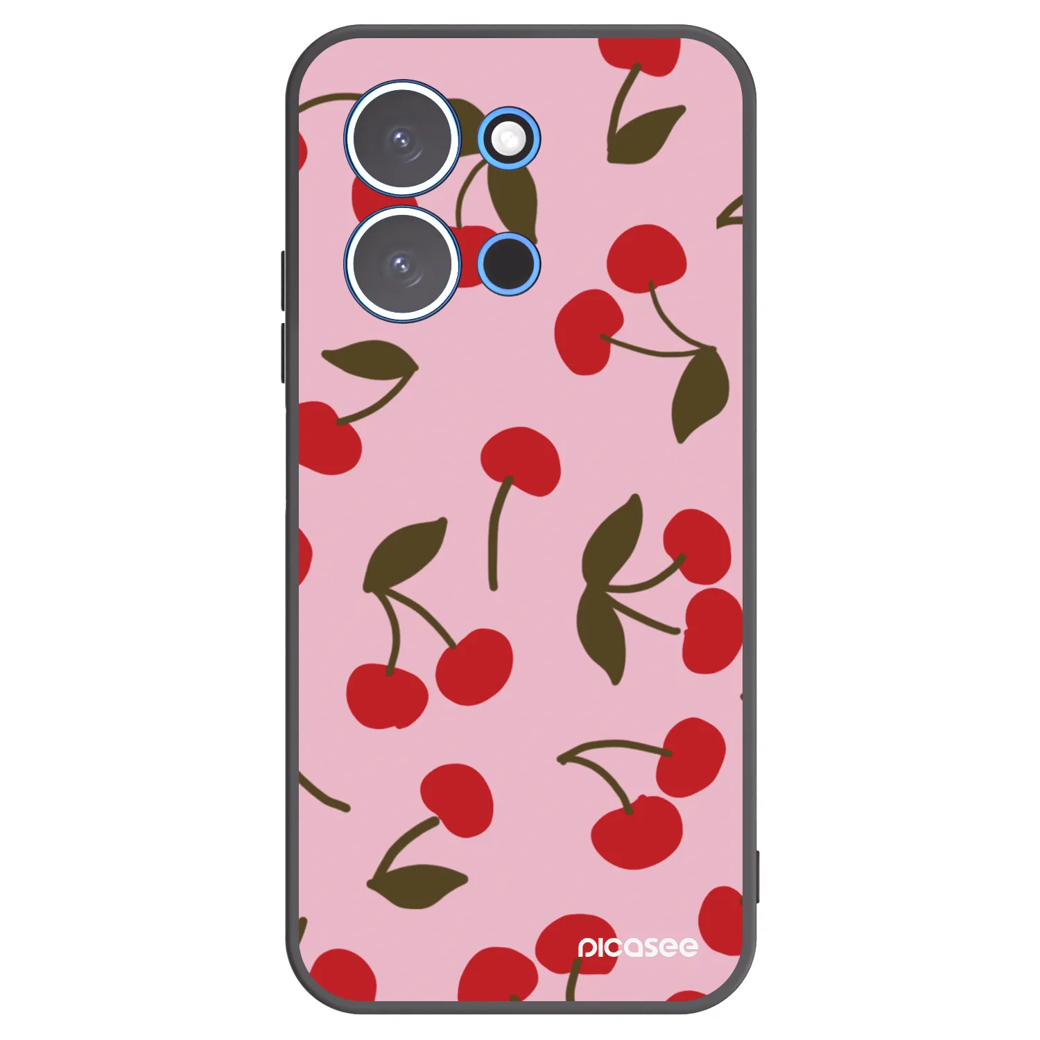 Picasee fekete szilikon tok az alábbi mobiltelefonokra Xiaomi Redmi 15C 4G - Cherry