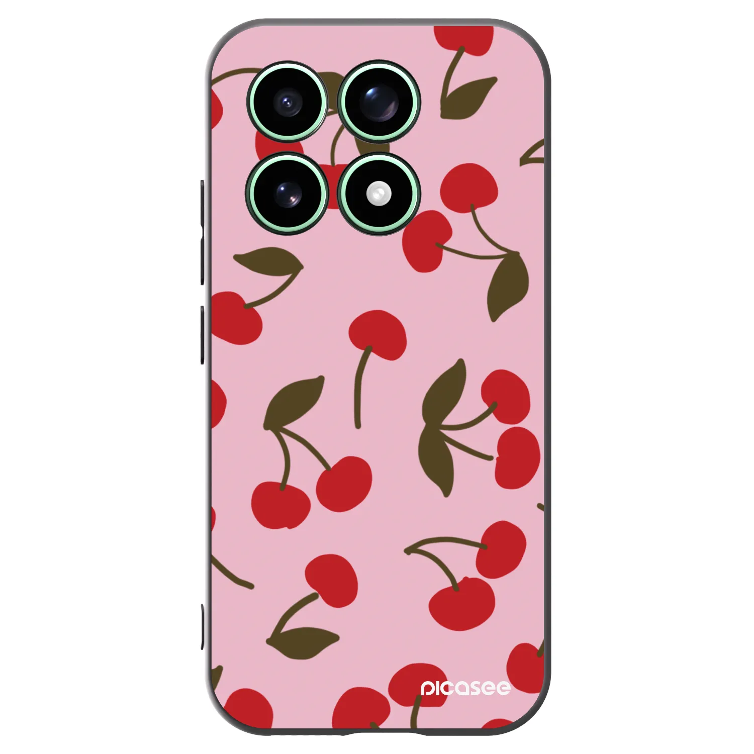 Picasee fekete szilikon tok az alábbi mobiltelefonokra Xiaomi 17 - Cherry