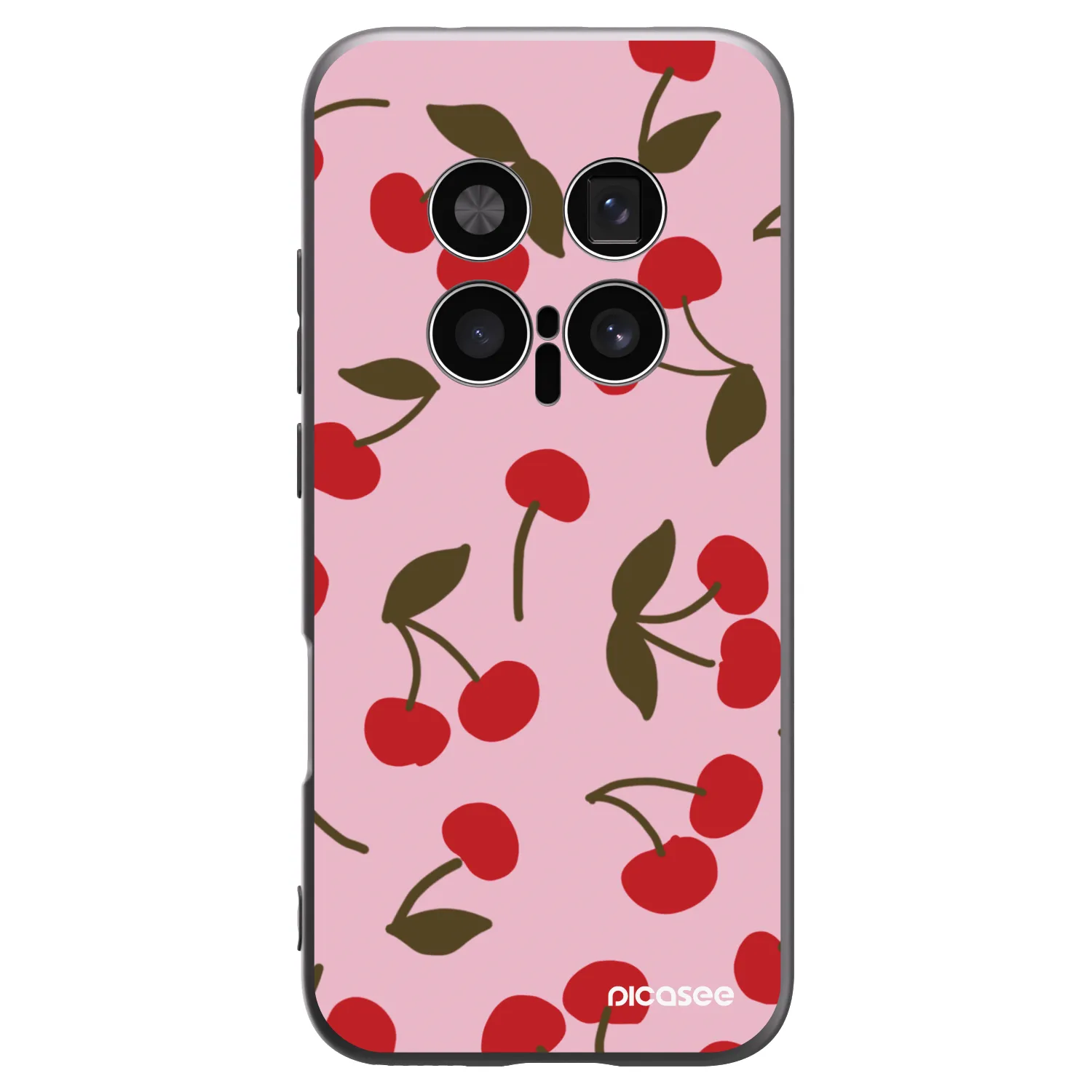 Picasee fekete szilikon tok az alábbi mobiltelefonokra Honor Magic8 Pro 5G - Cherry