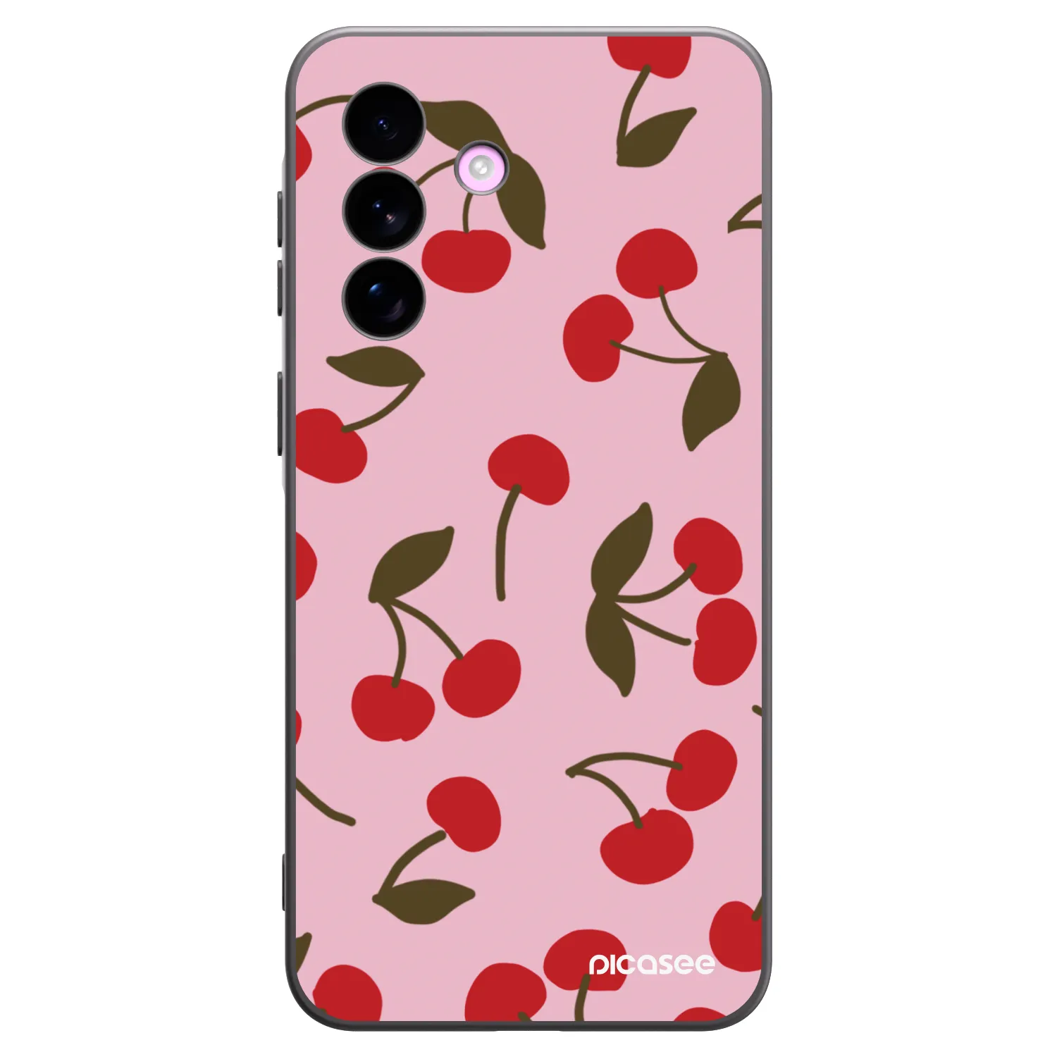 Picasee fekete szilikon tok az alábbi mobiltelefonokra Samsung Galaxy A57 5G - Cherry
