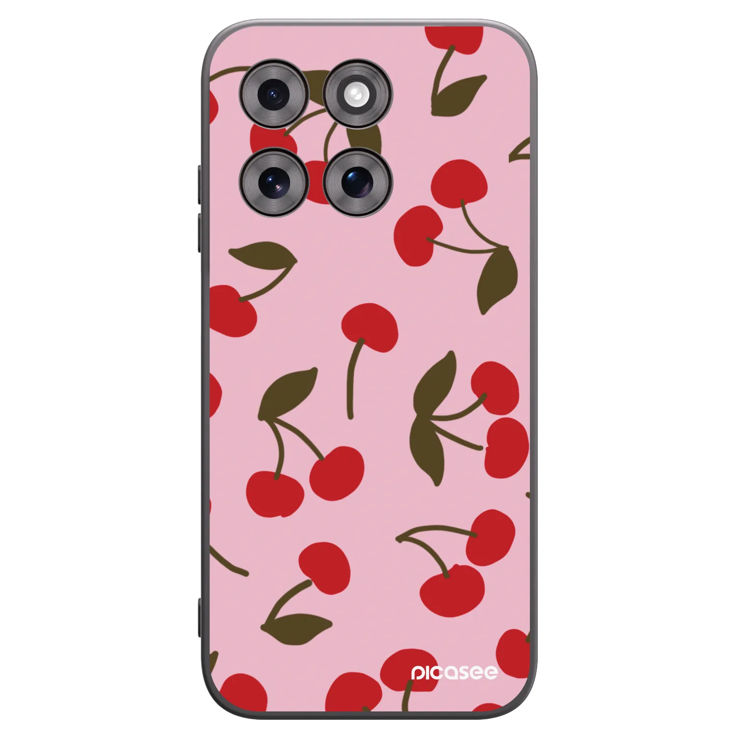 Picasee fekete szilikon tok az alábbi mobiltelefonokra Motorola Moto G77 - Cherry