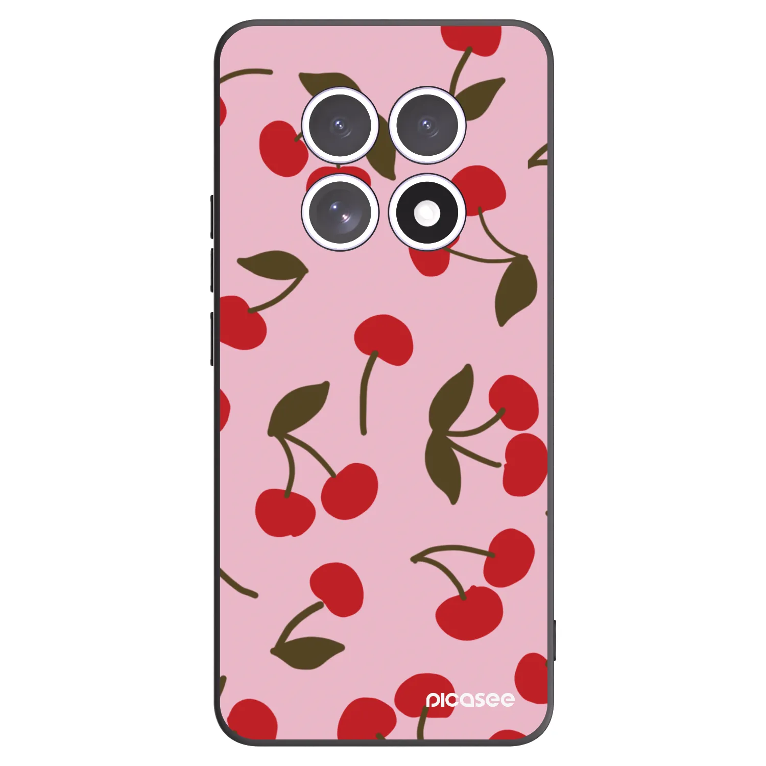 Picasee fekete szilikon tok az alábbi mobiltelefonokra Xiaomi Redmi Note 15 5G - Cherry